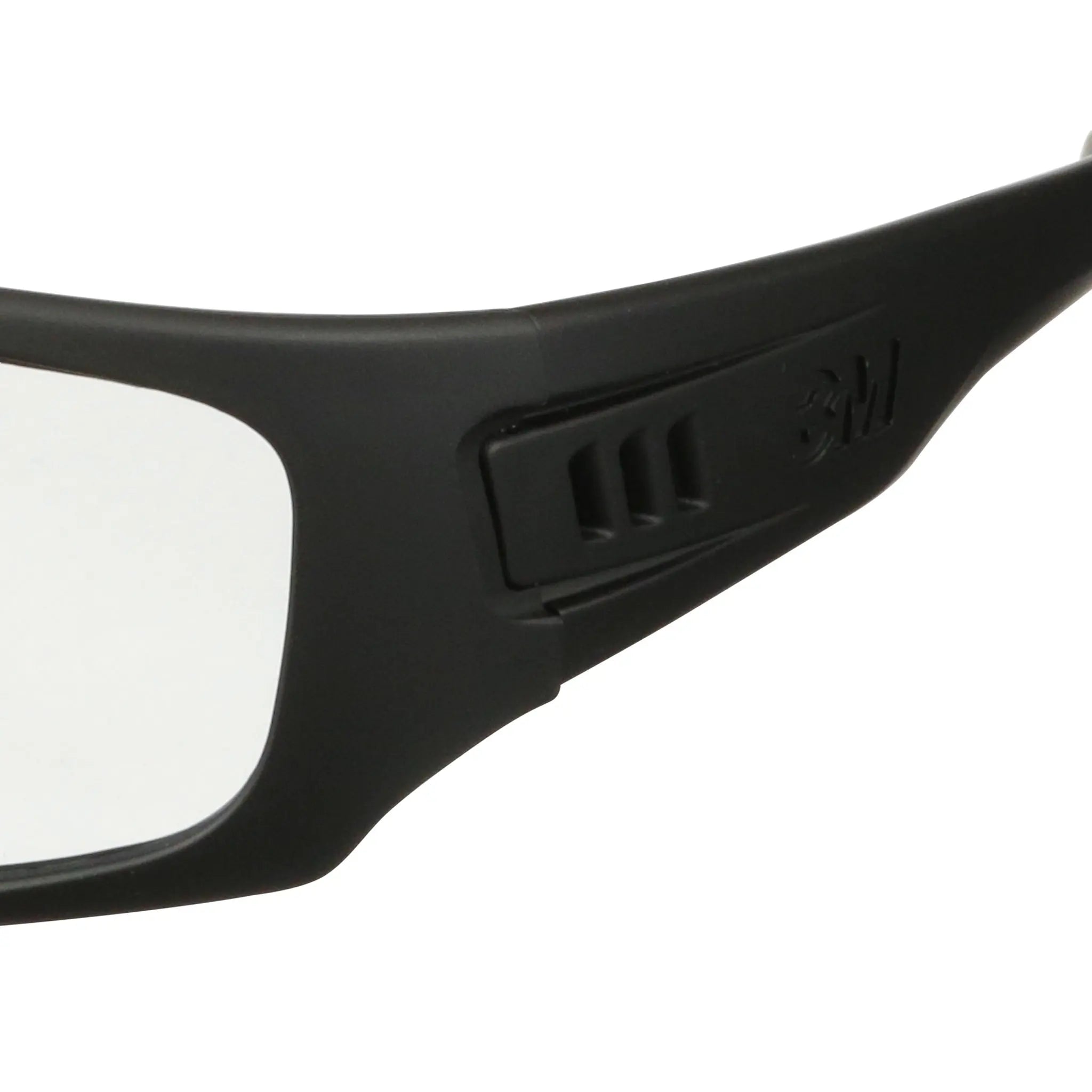 3M Maxim Elite 1000 Series, MXE1001SGAF-BLK, Black Frame, Scotchgard Anti-Fog Coating, Clear AF-AS Lens, 20 ea-Case 