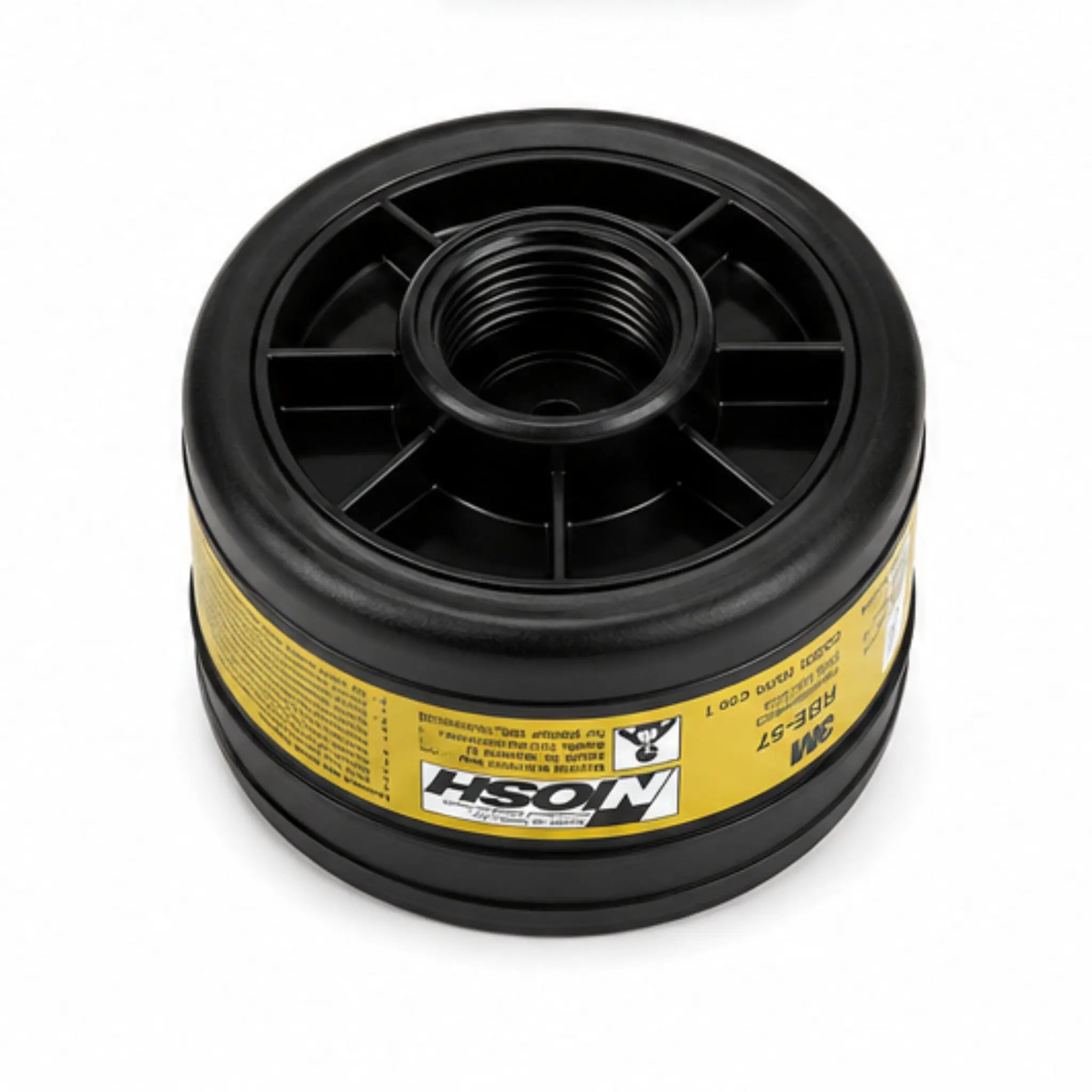 3M RBE-57 Breathe Easy Hood Cartridges, Black Color, Universal Size Bottom view