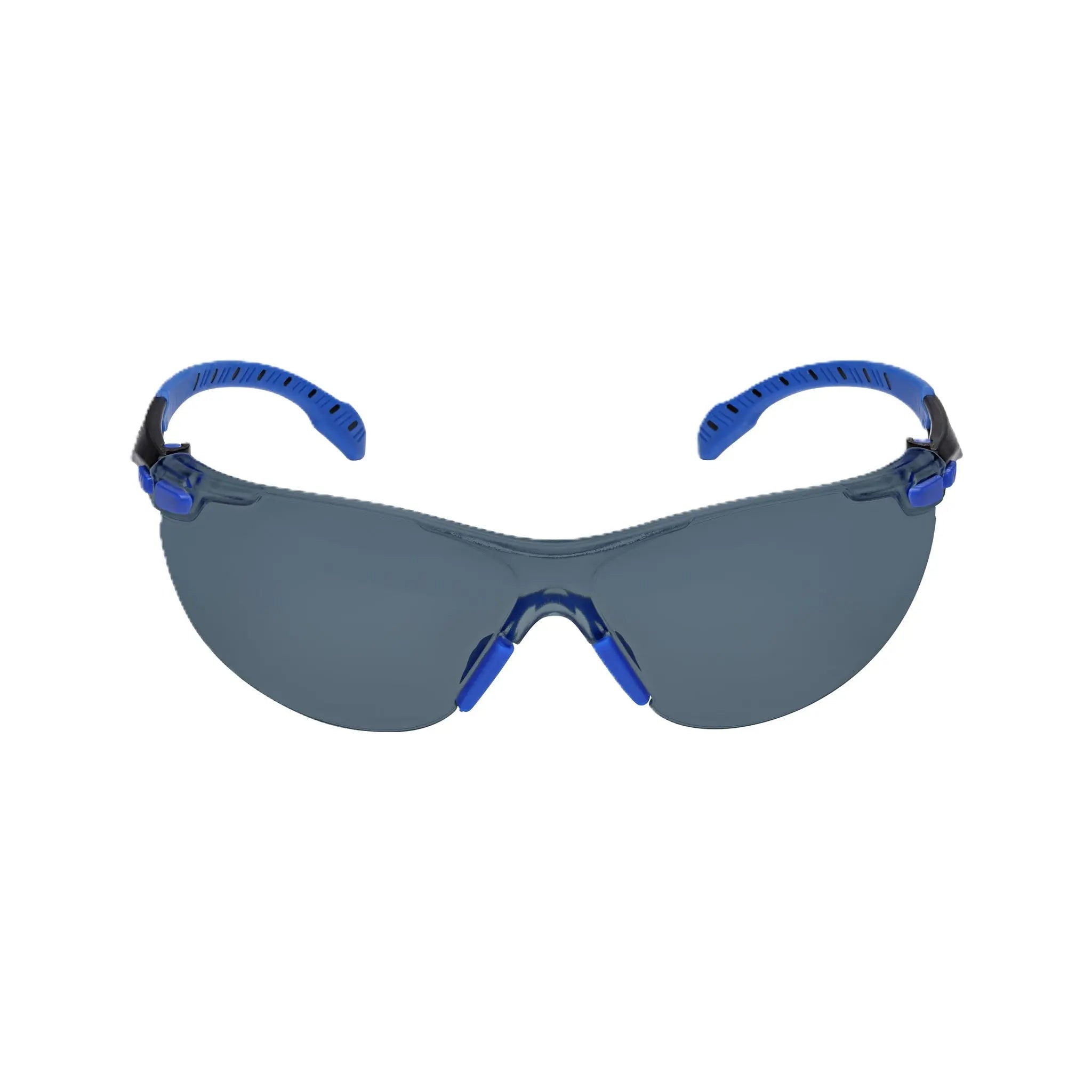 3M Solus 1000-Series Safety Glasses S1102SGAF, Black/Blue, GreyScotchgard Anti-Fog Lens, 20 EA/Case 