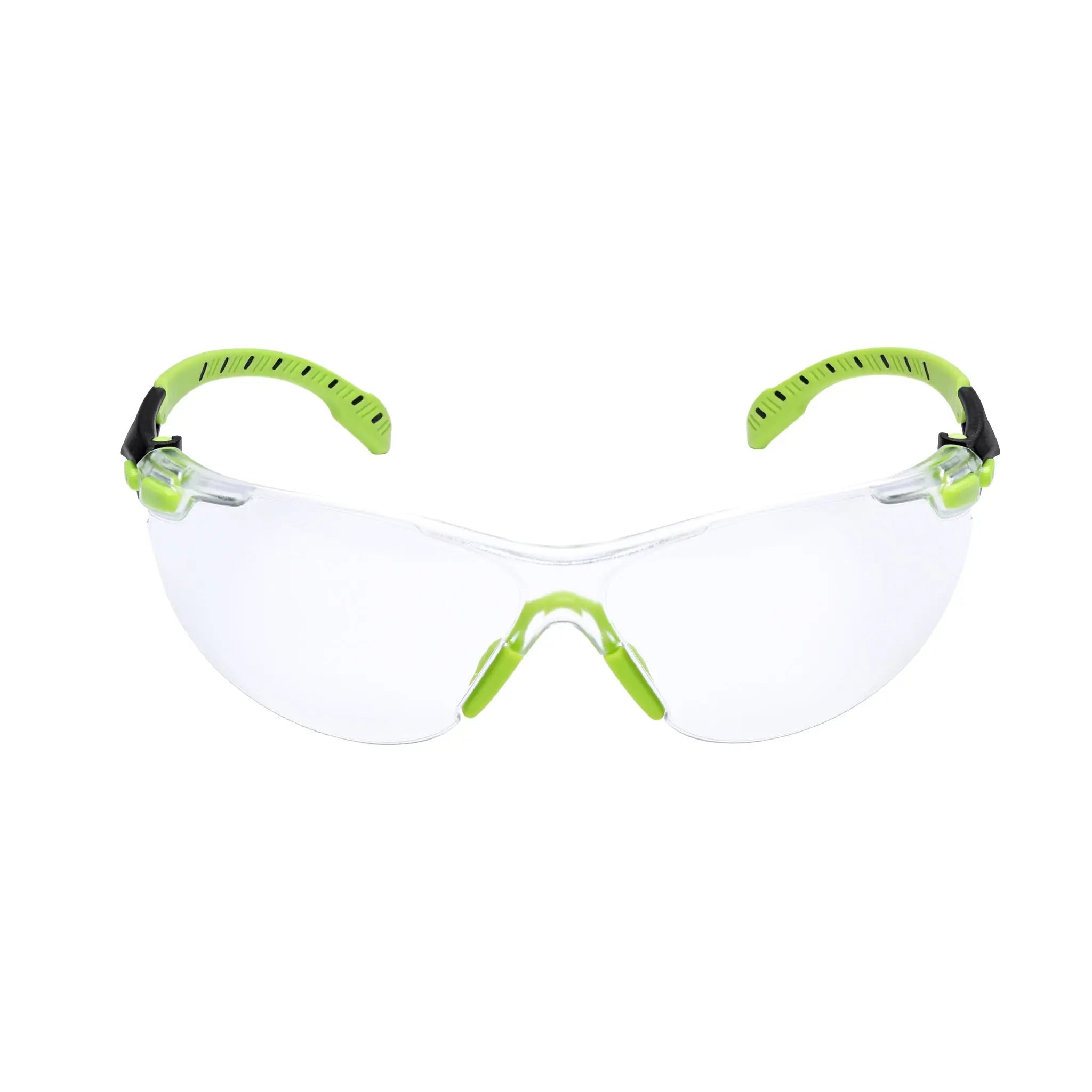 3M Solus 1000-Series Safety Glasses S1201SGAF, Green/Black, ClearScotchgard Anti-Fog Lens, 20 EA/Case 