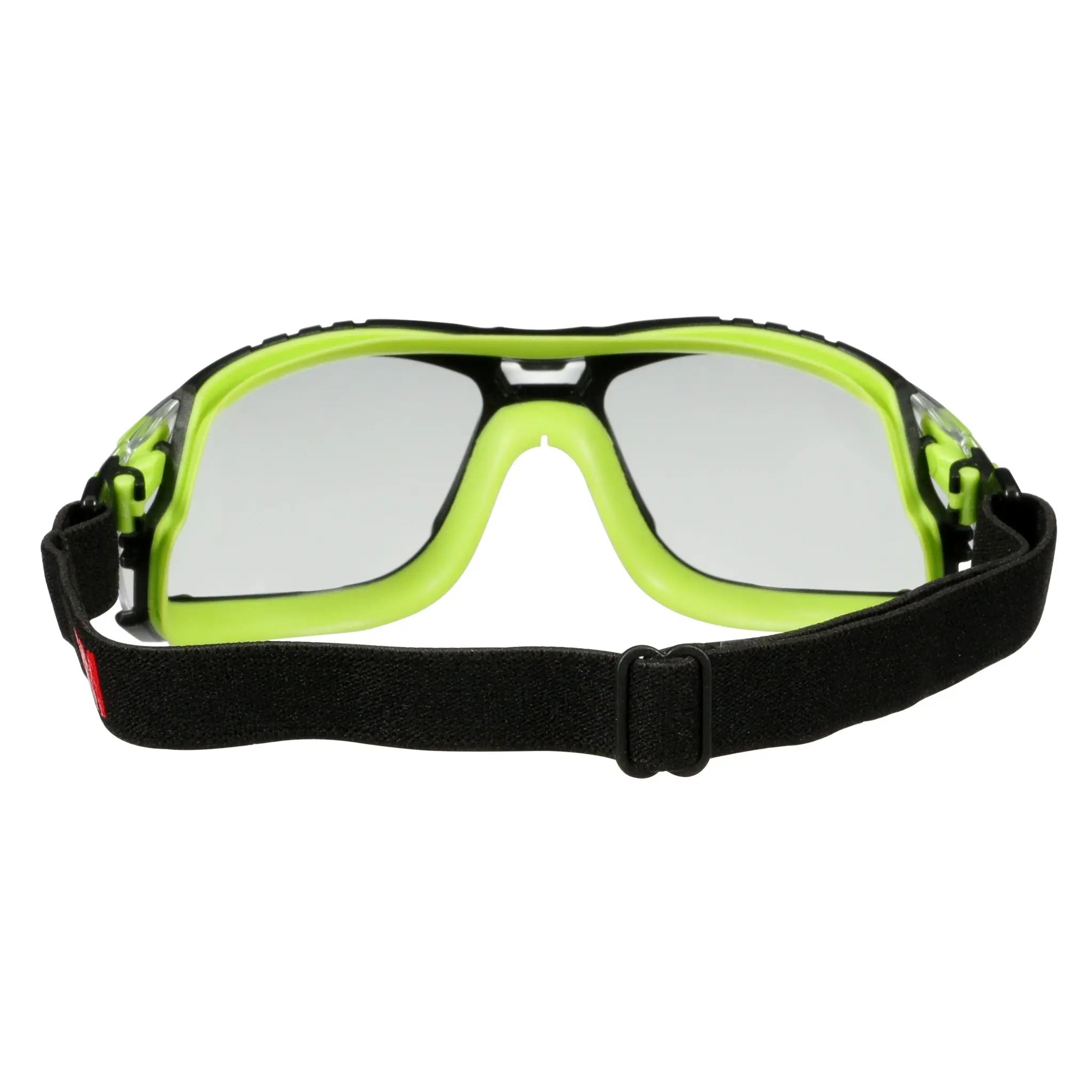 3M Solus 1000 Series S1201SGAF-TSKT, Grn/Blk, Scotchgard Anti-Fog Coating, Clear AF-AS lens, TPE/Strap only, 20 ea/Case 