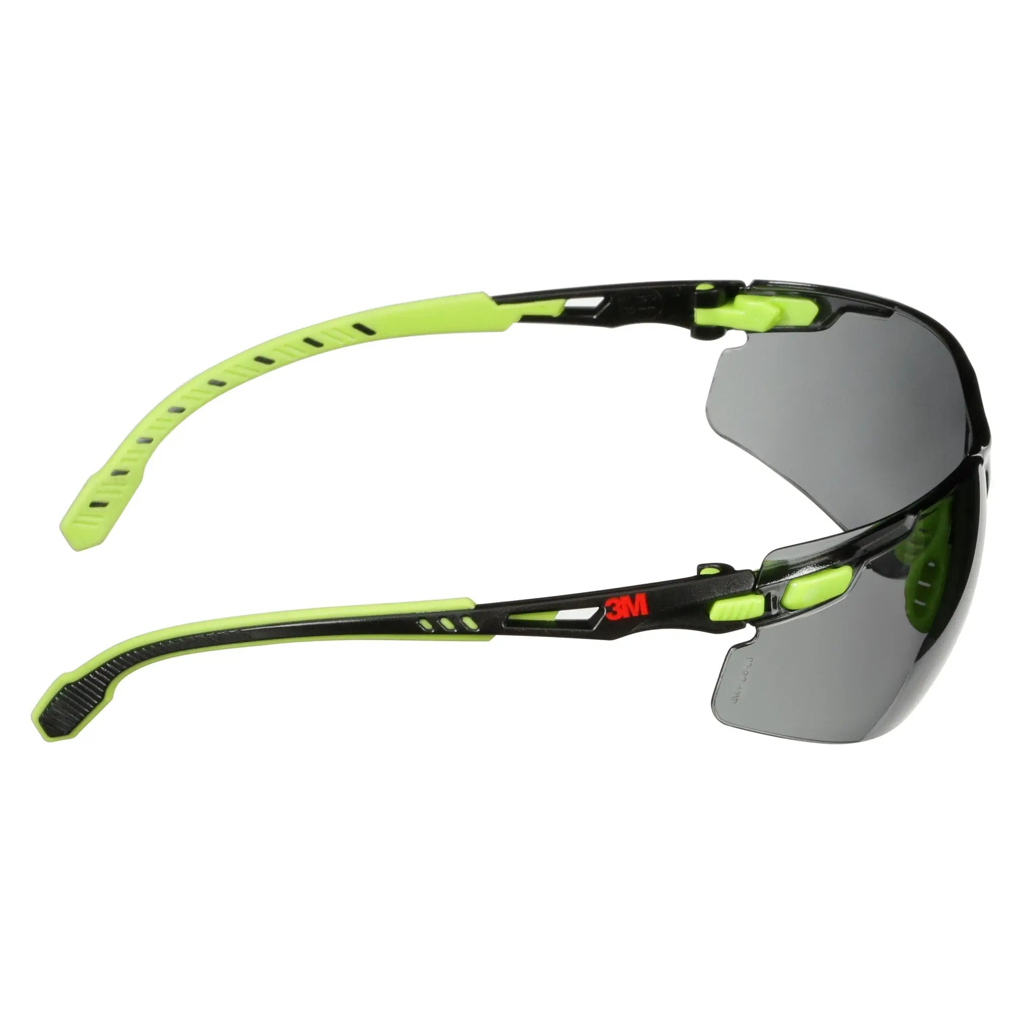 3M Solus 1000 Series S1202SGAF-TKT, Grn/Blk, Scotchgard Anti-Fog Coating, Gray AF-AS lens, TPE/Strap, 20 ea/Case 