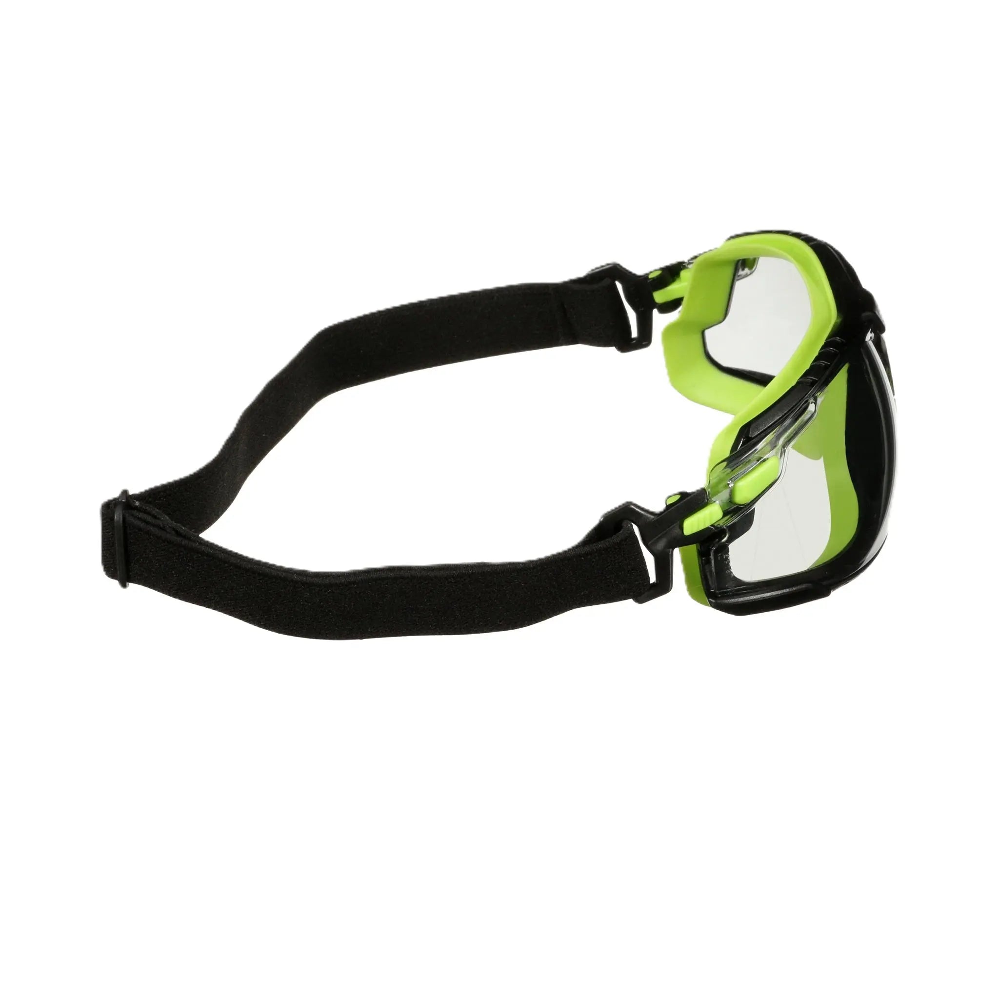 3M Solus 1000 Series S1207SGAF-TKT, Grn/Blk, Scotchgard Anti-Fog Coating, IO Gray AF-AS lens, TPE/Strap, 20 ea/Case 