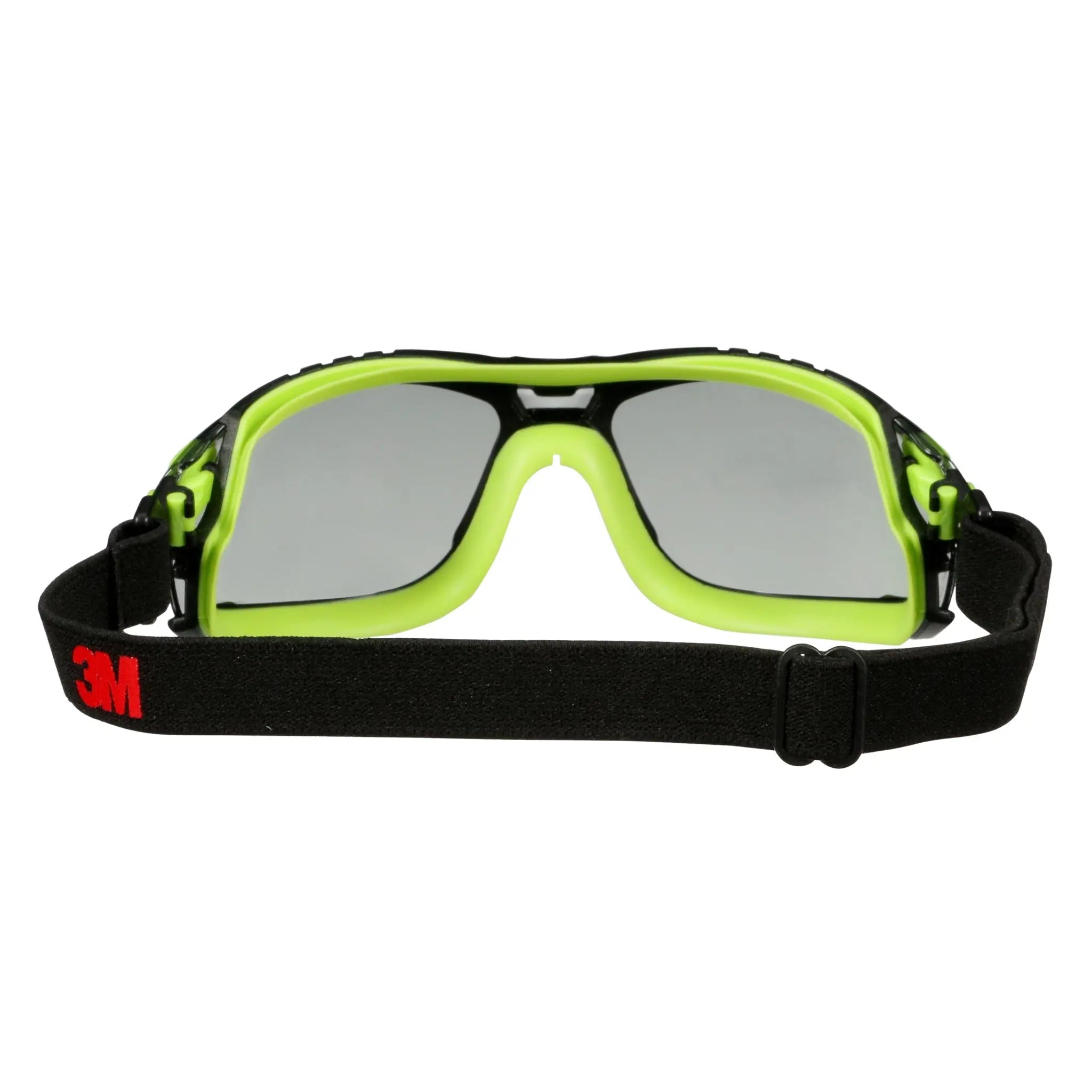 3M Solus 1000 Series, S1207SGAF-TSKT, Grn/Blk, Scotchgard Anti-Fog Coating, IO Gray AF-AS lens, TPE/Strap only 20ea/cs 