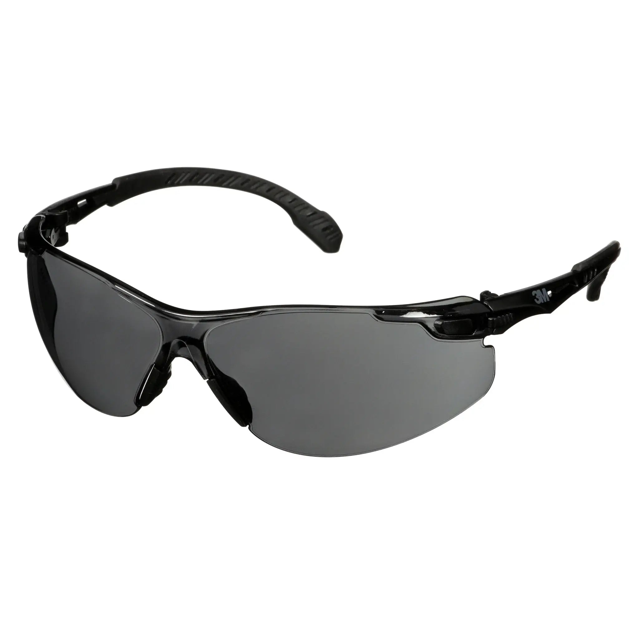 3M Solus 1000 Series, S1502SGAF, Black Temples, Scotchgard Anti-Fog Coating, Gray AF-AS lens, 20 ea-Case 