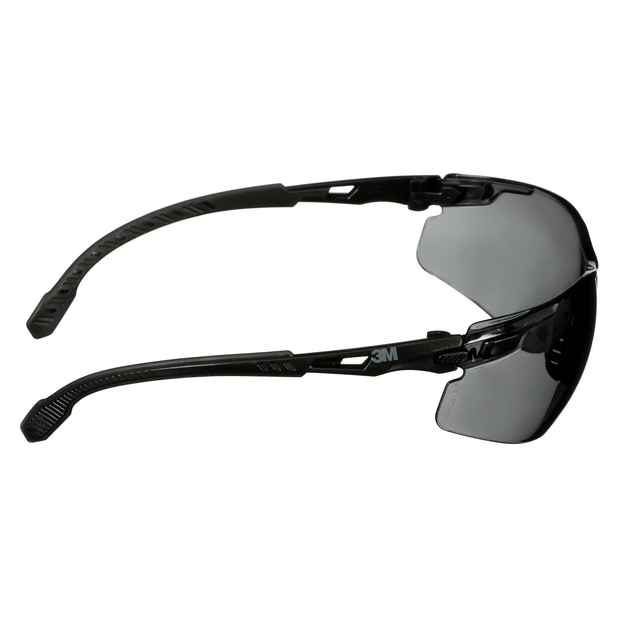 3M Solus 1000 Series, S1502SGAF-KT, Blk Temples, Scotchgard Anti-Fog Coating, Gray AF-AS lens, Foam-Strap, 20 ea-Case 