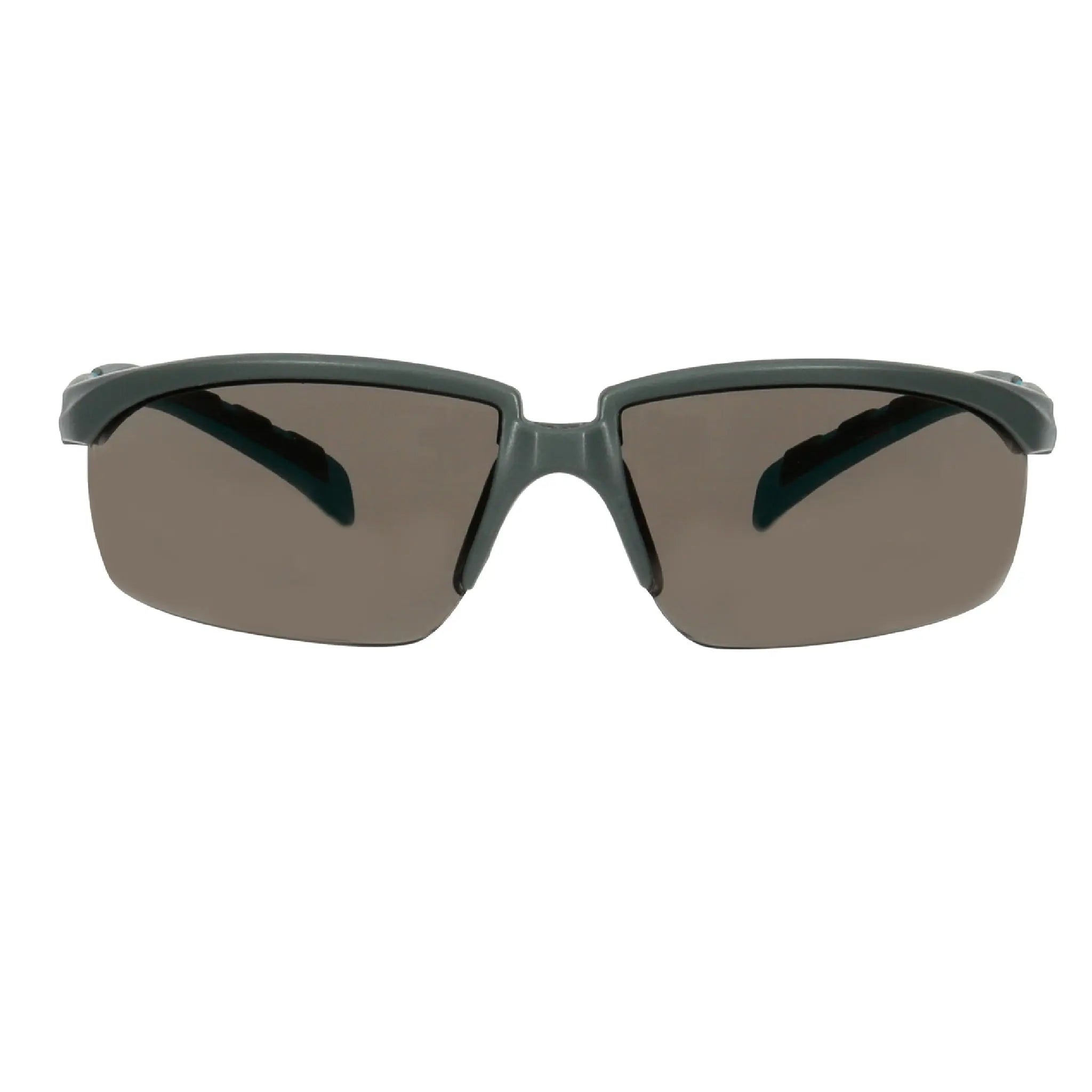 3M Solus 2000 Series, S2002SGAF-BGR, Gray/Blue-Green Temples,

Scotchgard Anti-Fog Coating, Gray AF-AS lens, 20ea/cs 