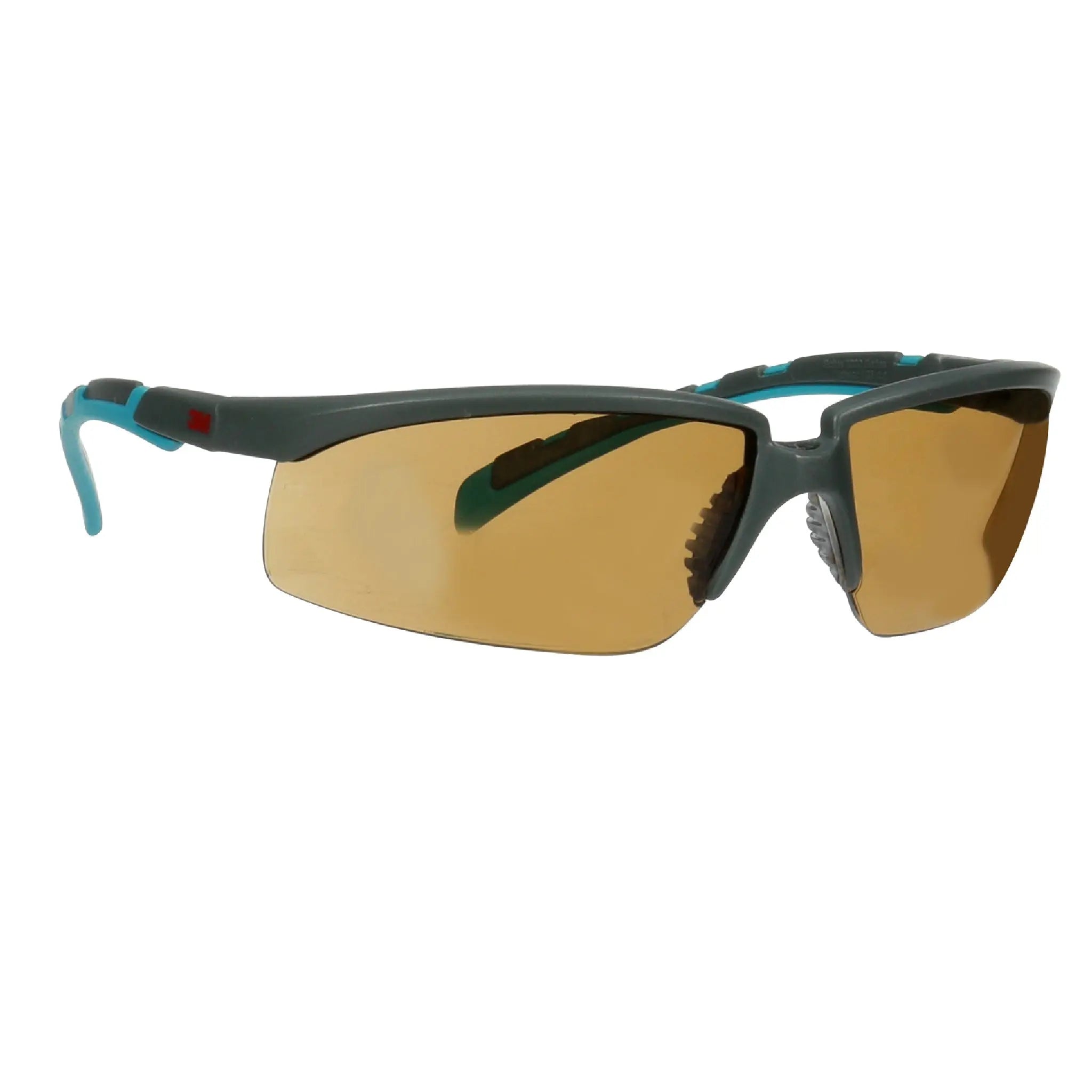 3M Solus 2000 Series, S2005SGAF-BGR, Gray/Blue-Green Temples,

Scotchgard Anti-Fog Coating, Brown AF-AS lens, 20ea/cs 