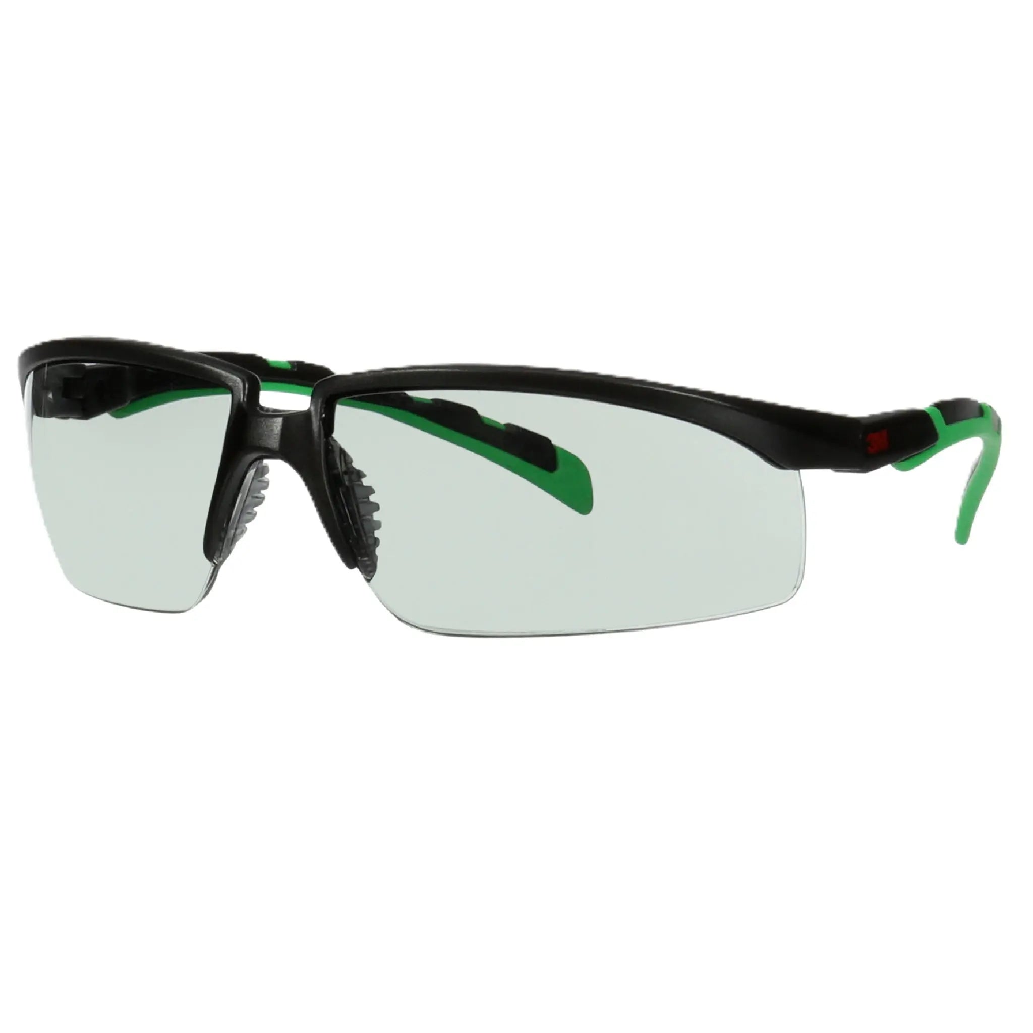 3M Solus 2000 Series, S2017AS-BLK, Black/Green Temples, IR 1.7 Gray

Anti-Scratch lens, 20ea/cs 
