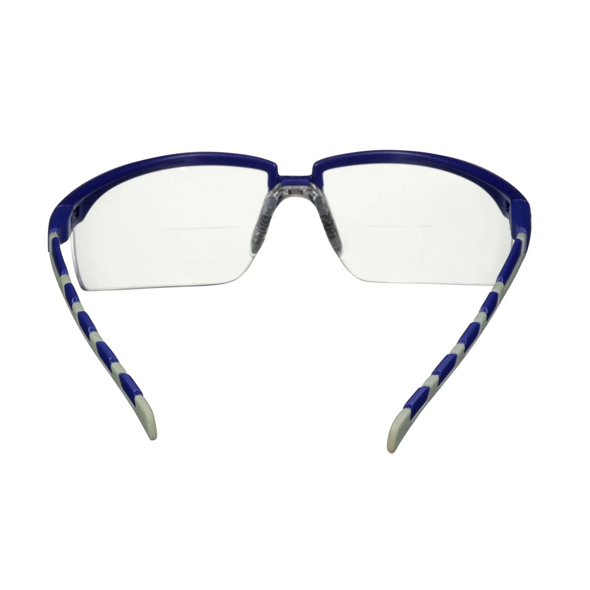 3M Solus S2020AF-BLU 2000 Series, Blue/Gray Temples, Clear Reader +2.0 Anti-Fog/Anti-Scratch Lens, Case of 20 