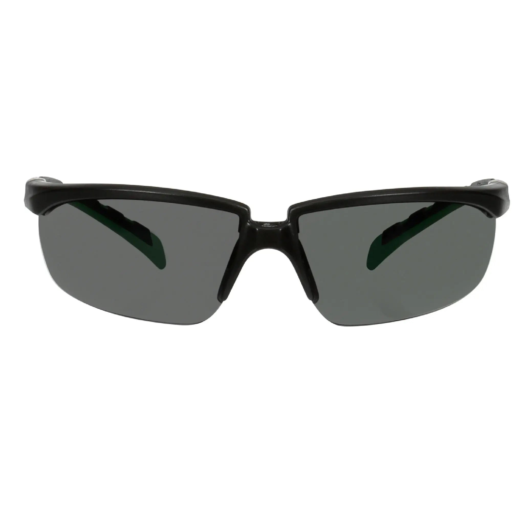 3M Solus 2000 Series, S2030AS-BLK, Black/Green Temples, IR 3.0 Gray

Anti-Scratch lens, 20ea/cs 