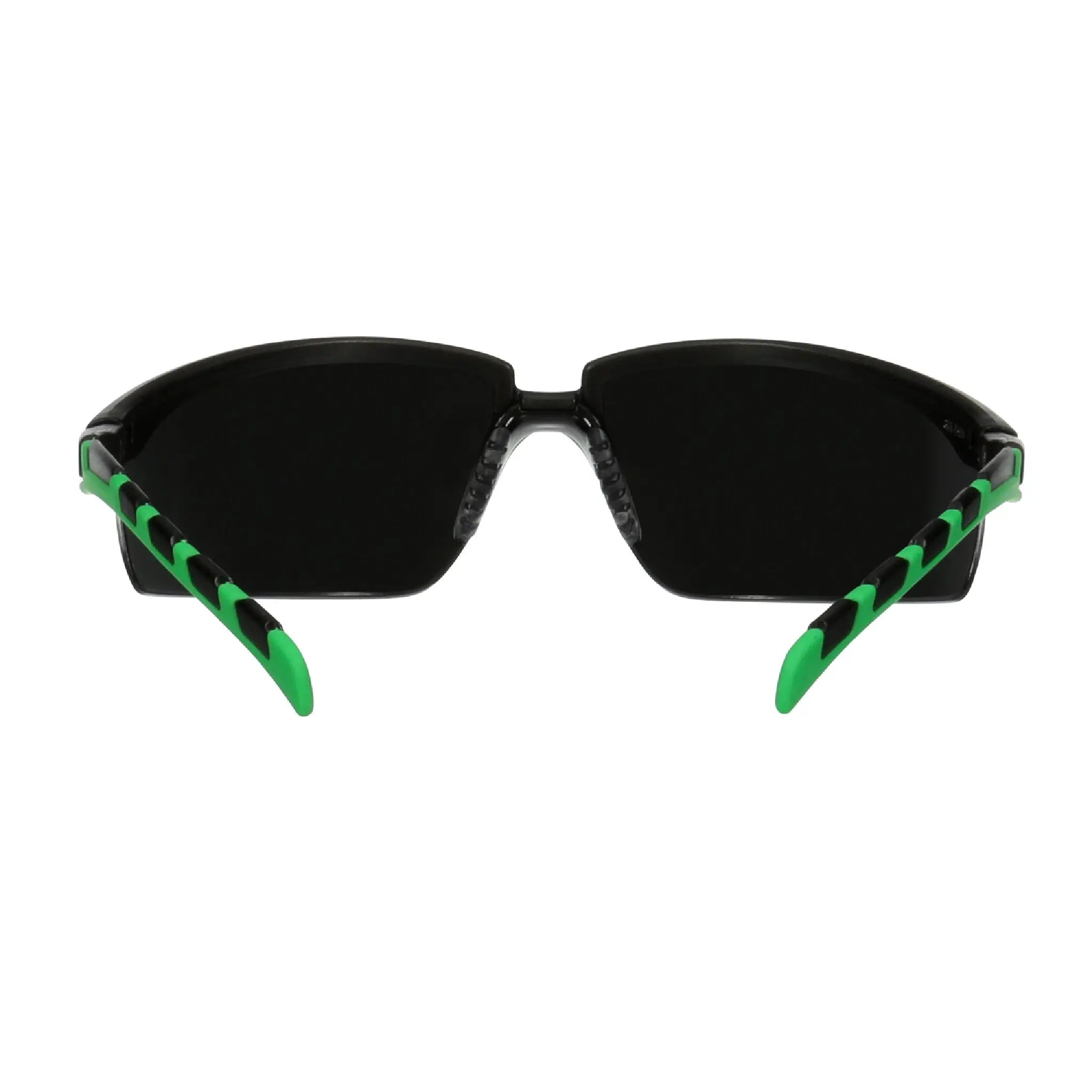 3M Solus 2000 Series, S2050AS-BLK, Black/Green Temples, IR 5.0 Gray Anti-Scratch lens, 20ea/cs 