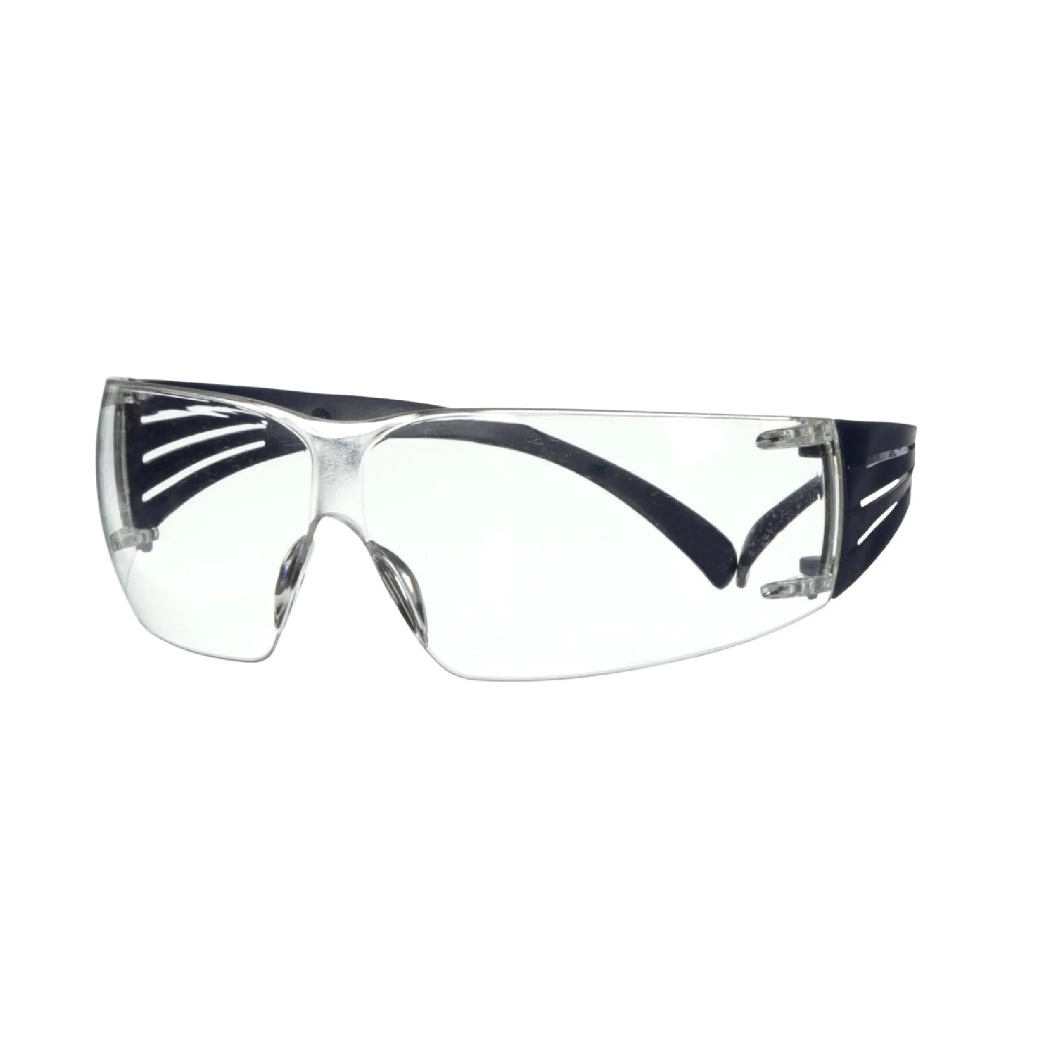 3M SecureFit 200 Series SF201SGAF-BLU, Blue Temples, Clear Scotchgard Anti-Fog Lens, 20 ea/Case 