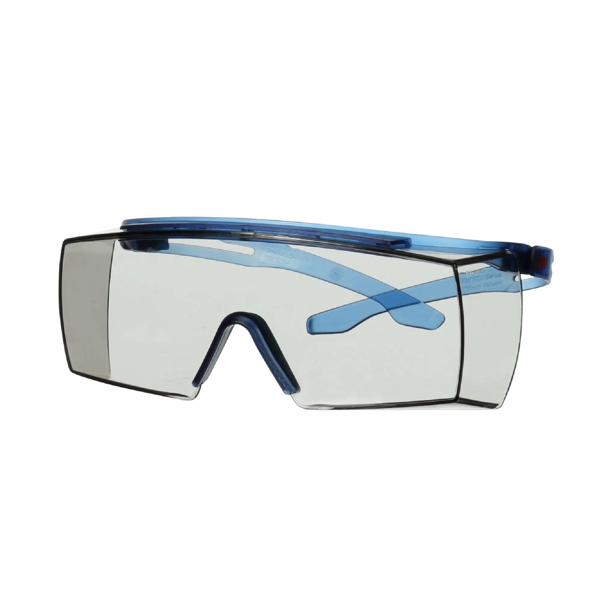 3M SecureFit 3700 Series, SF3707AS-BLU, Blue Temple, Indoor/Outdoor Gray OTG Anti-scratch lens, 10ea/cs 