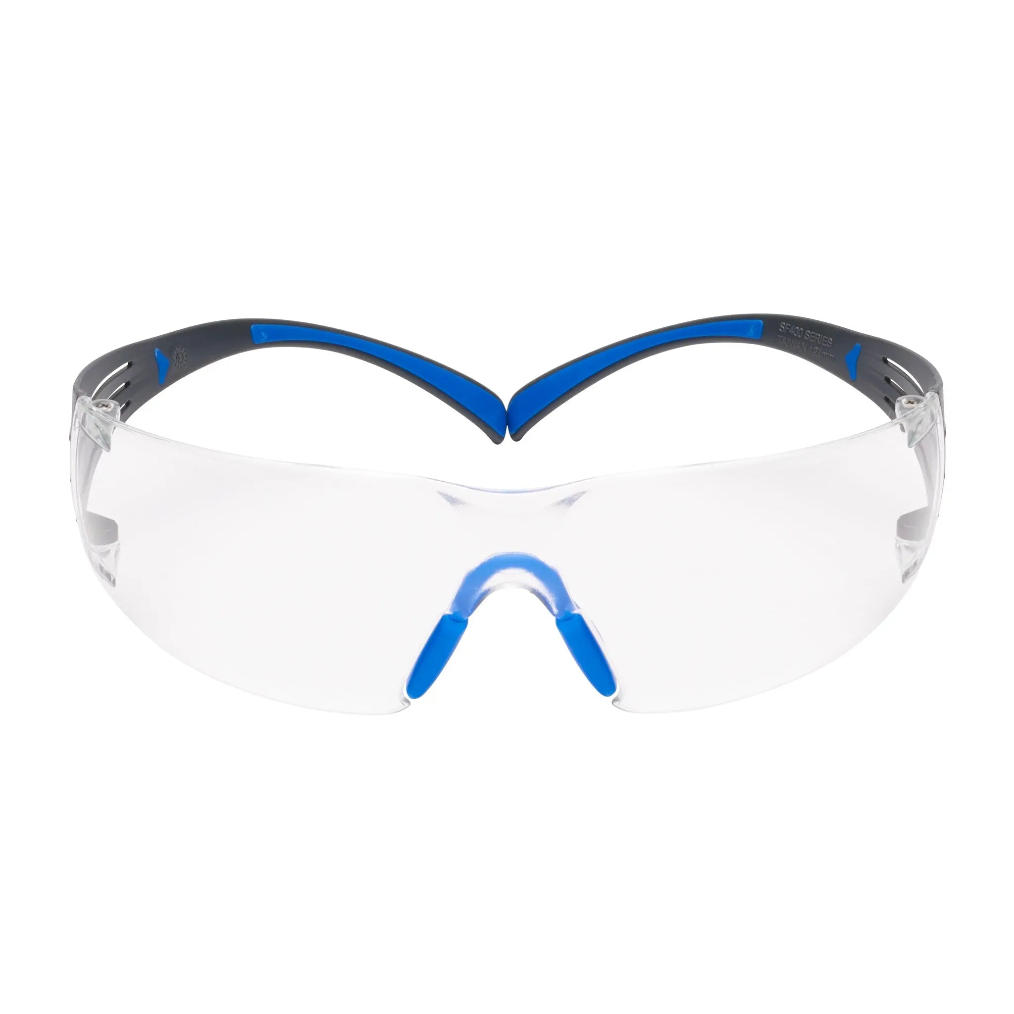 3M SecureFit Safety Glasses SF401SGAF-BLU, Blue/Gray, ClearScotchgard Anti-fog Lens, 20 EA/Case 