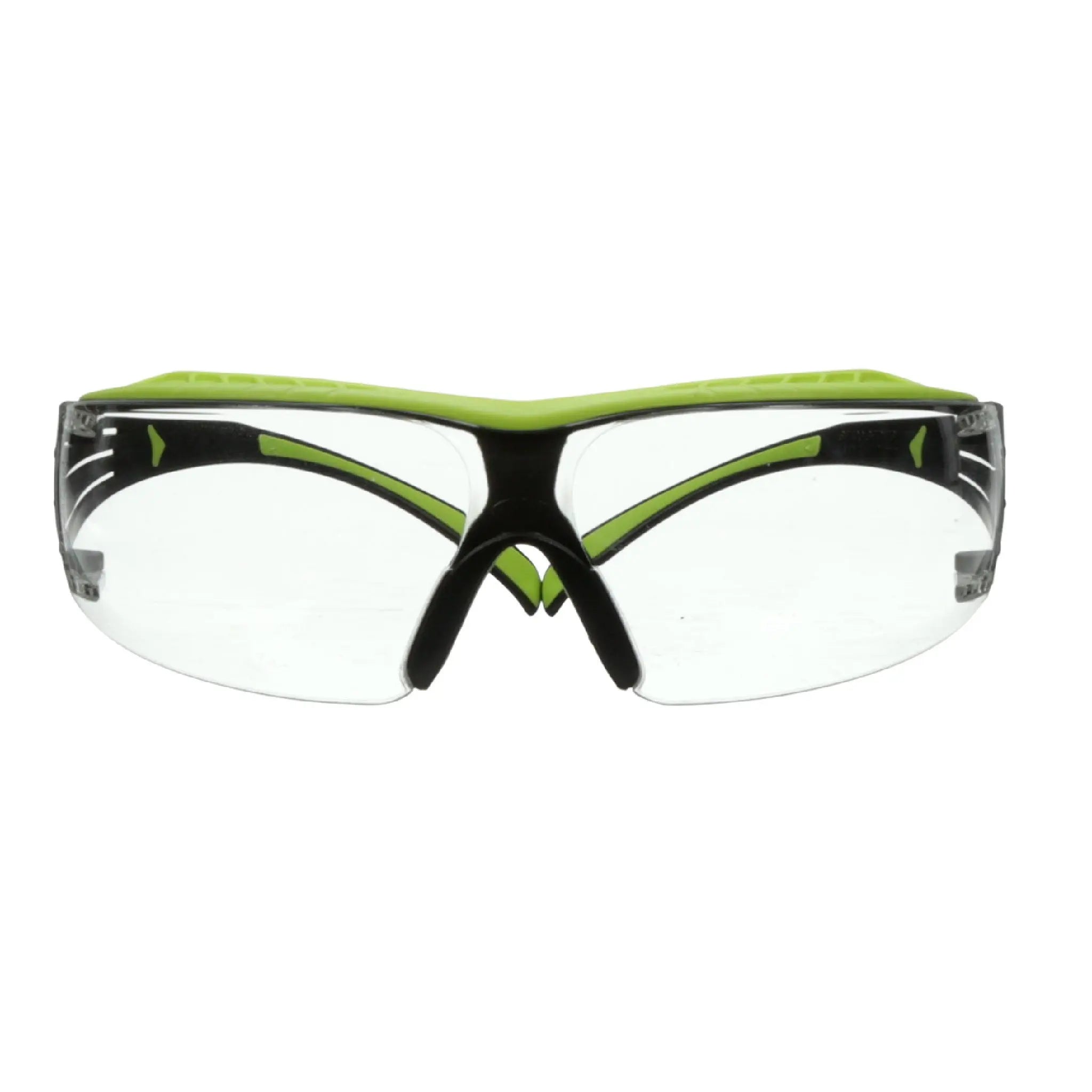 3M SecureFit 400 Series Safety Glasses SF401XAF-GRN, Green/Black,Clear Anti-Fog/Anti-Scratch Lens, 20 EA/Case 