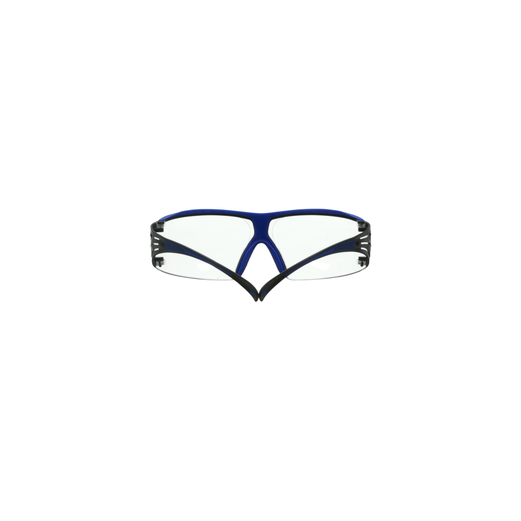 3M SecureFit 400 Series Safety Glasses SF401XSGAF-BLU, Blue/Gray, Clear Scotchgard Anti-Fog/Anti-Scratch Lens, Case of 20