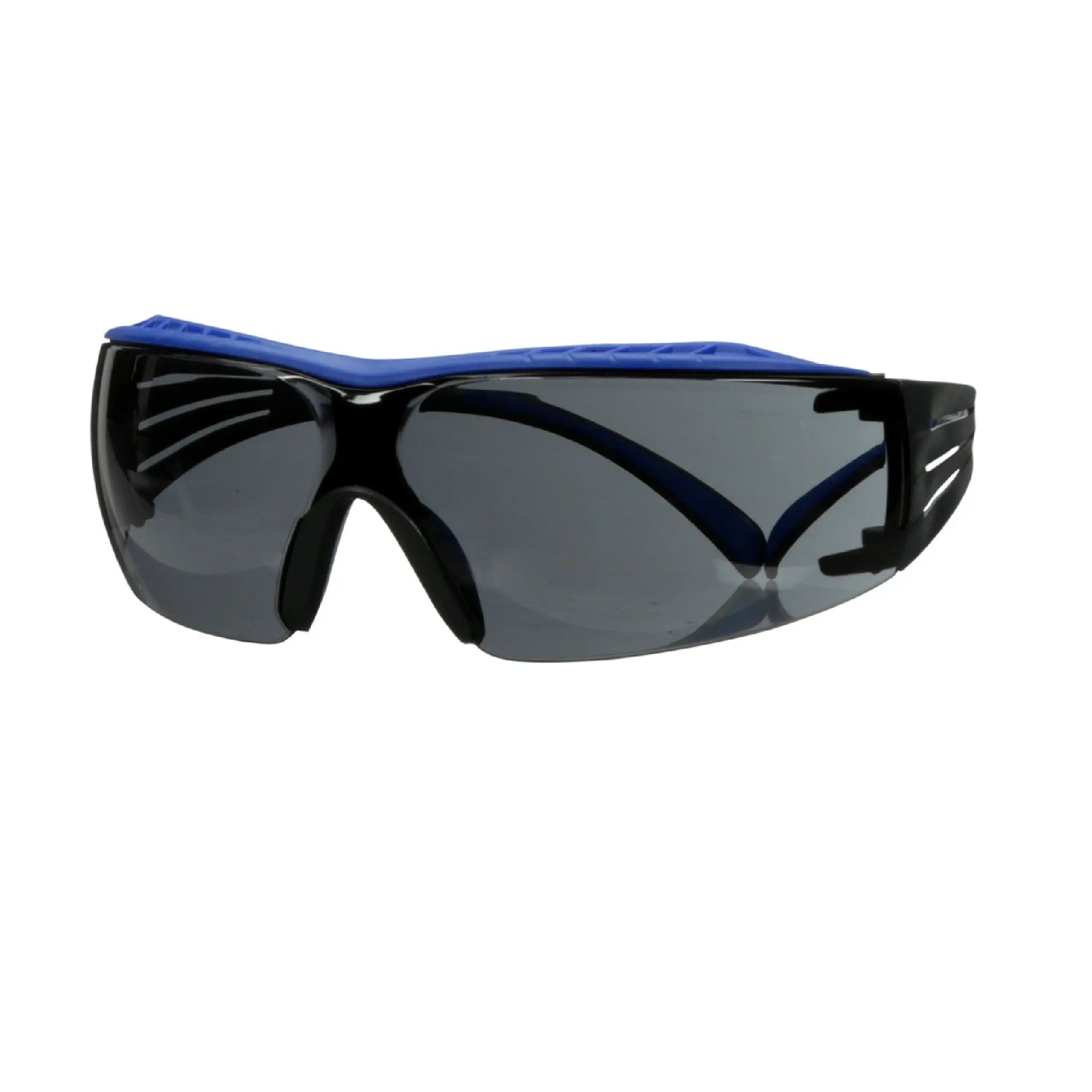 3M SecureFit 400 Series Safety Glasses SF402XSGAF-BLU, Blue/Gray, Gray Scotchgard Anti-Fog/Anti-Scratch Lens, 20 ea/Case 