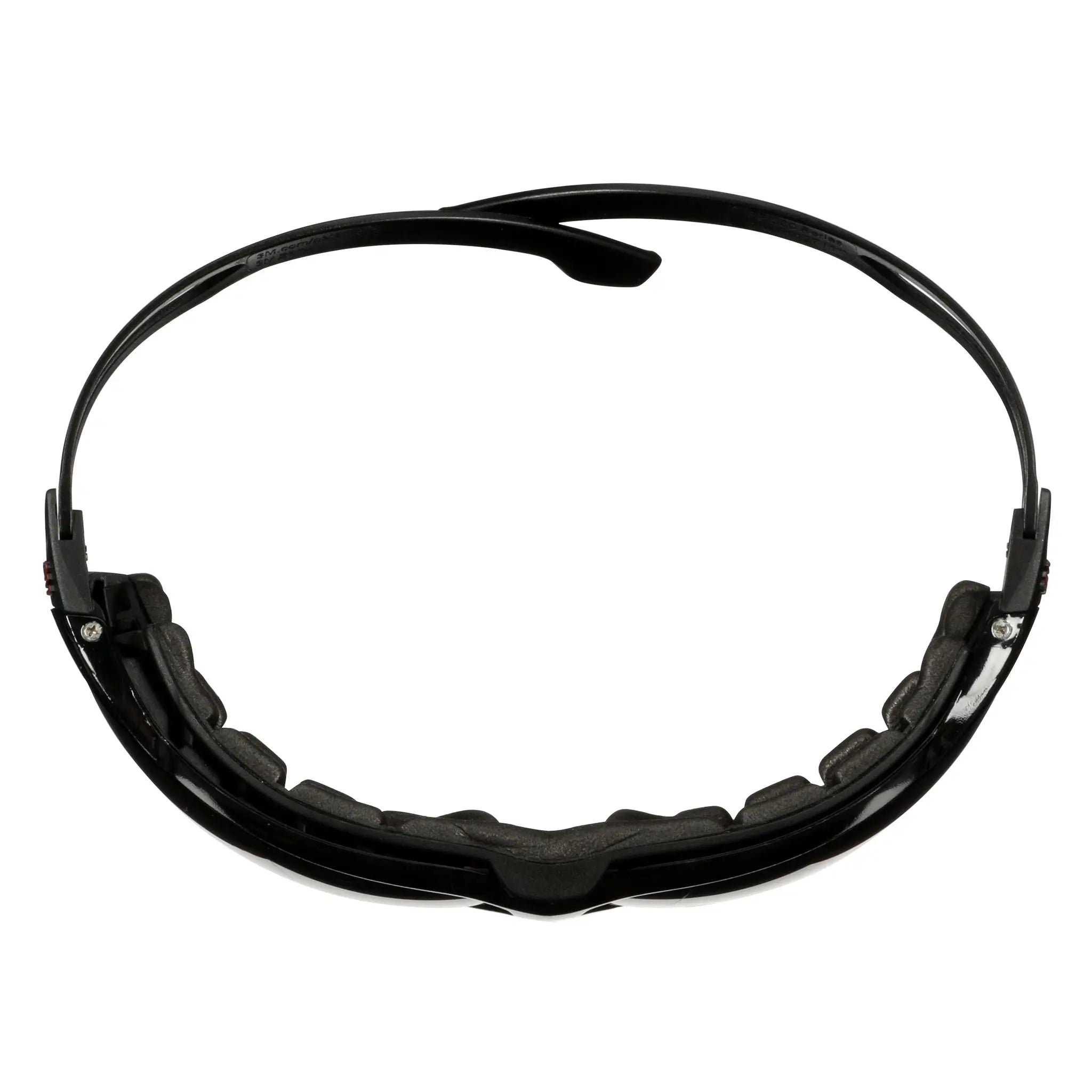 3M SecureFit 500 Series SF502SGAF-BLK-FM Scotchgard Anti-Fog Coating, Gray AF-AS Lens, Foam Gasket, Black, Case of 20 