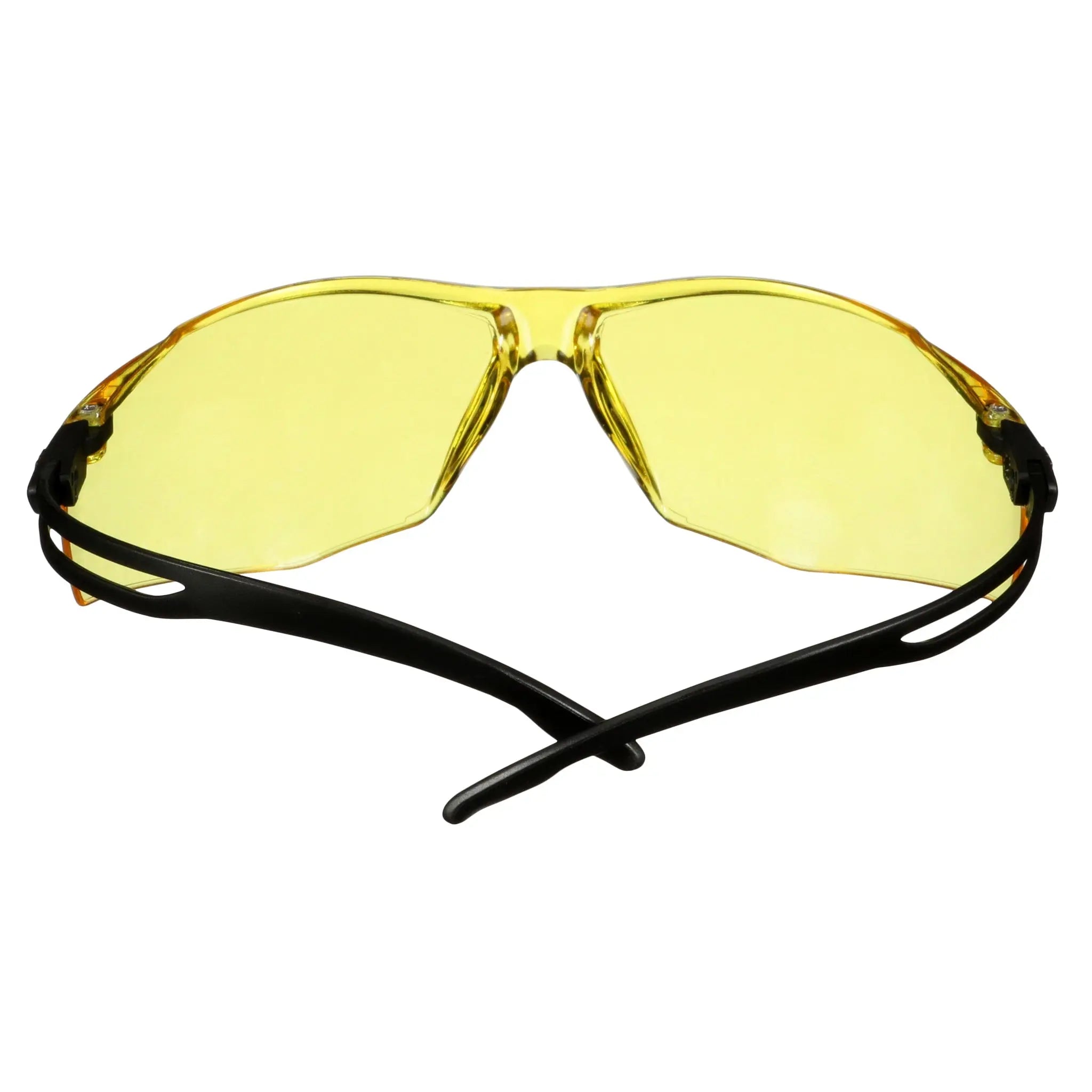 3M SecureFit 500 Series SF503SGAF-BLK, Black, Scotchgard Anti-Fog Coating, Amber AF-AS Lens, 20 ea/Case 