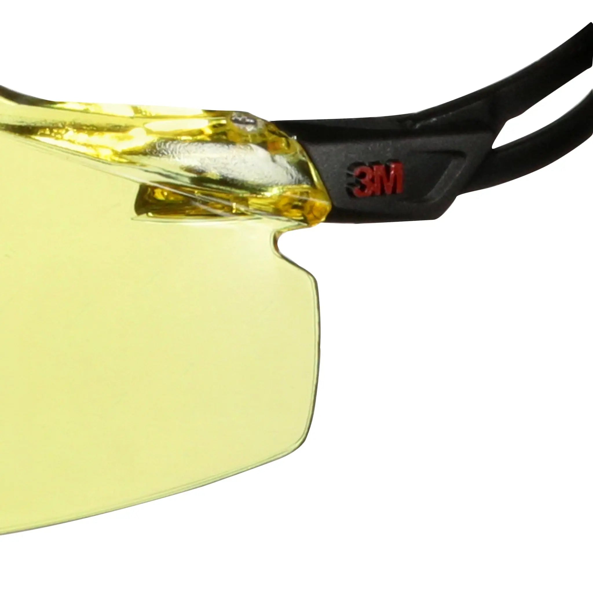 3M SecureFit 500 Series SF503SGAF-BLK, Black, Scotchgard Anti-Fog Coating, Amber AF-AS Lens, 20 ea/Case 