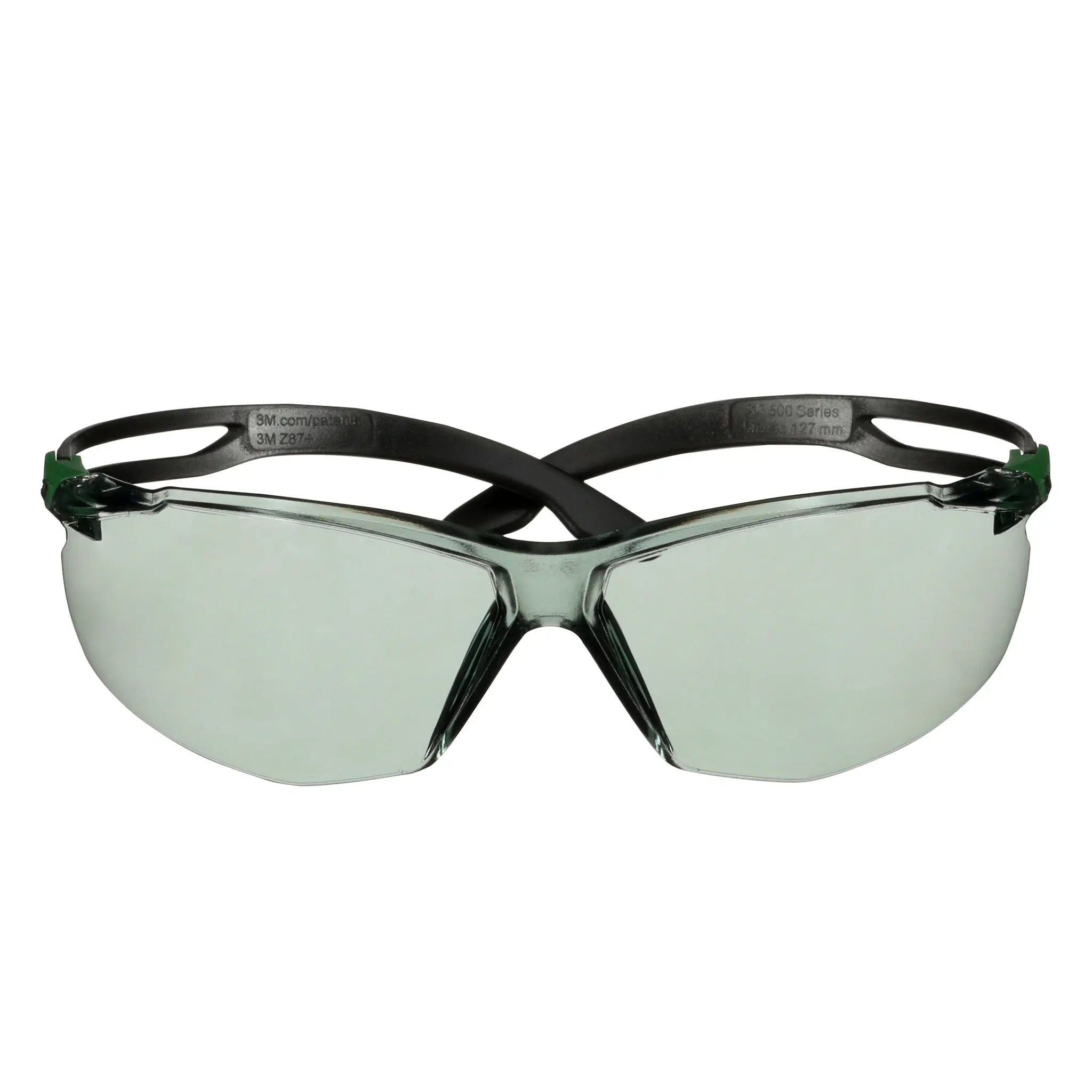 3M SecureFit 500 Series SF517AF-GRN, Black/Green, IR 1.7 Gray AF-AS Lens, 20 ea/Case 