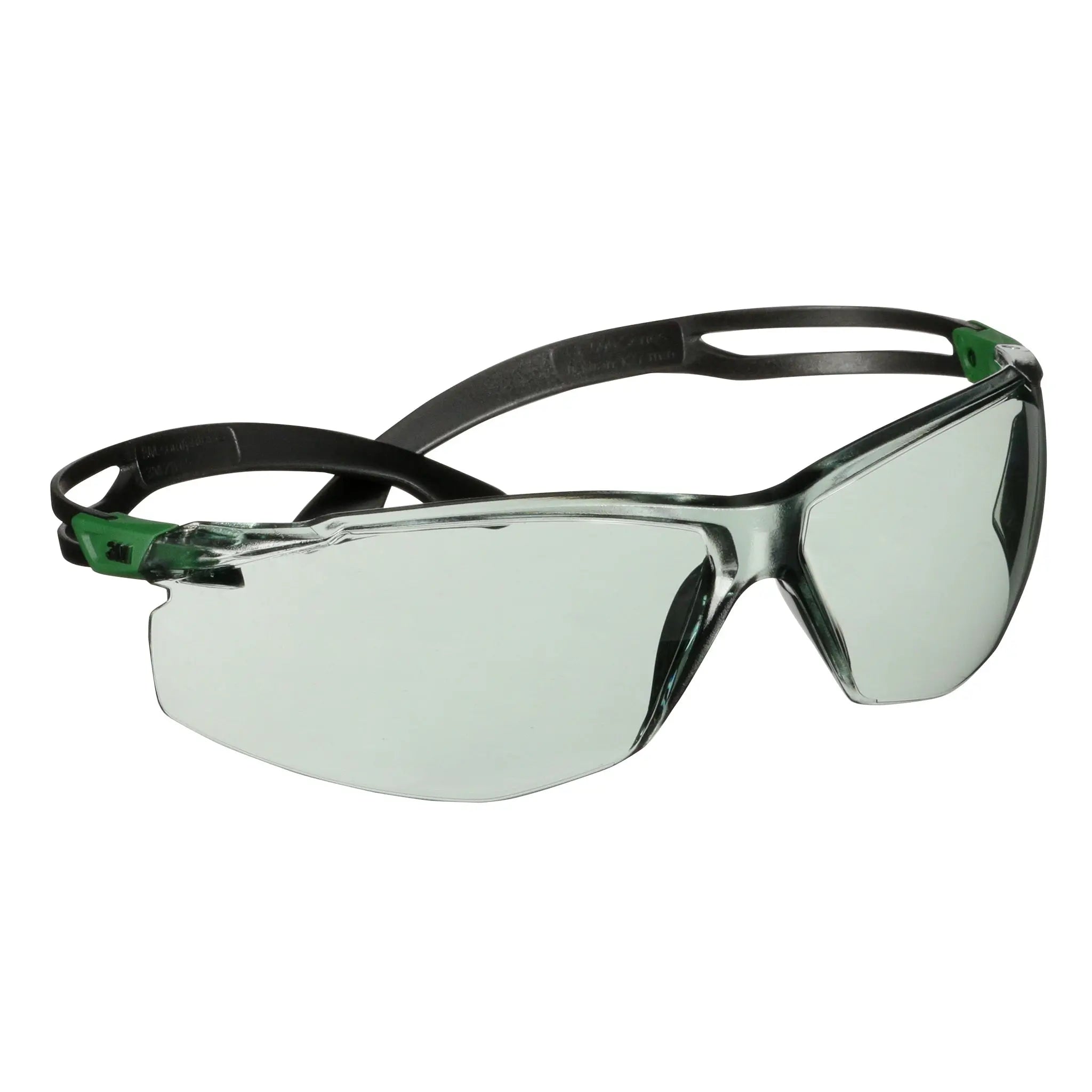 3M SecureFit 500 Series SF517AF-GRN, Black/Green, IR 1.7 Gray AF-AS Lens, 20 ea/Case 