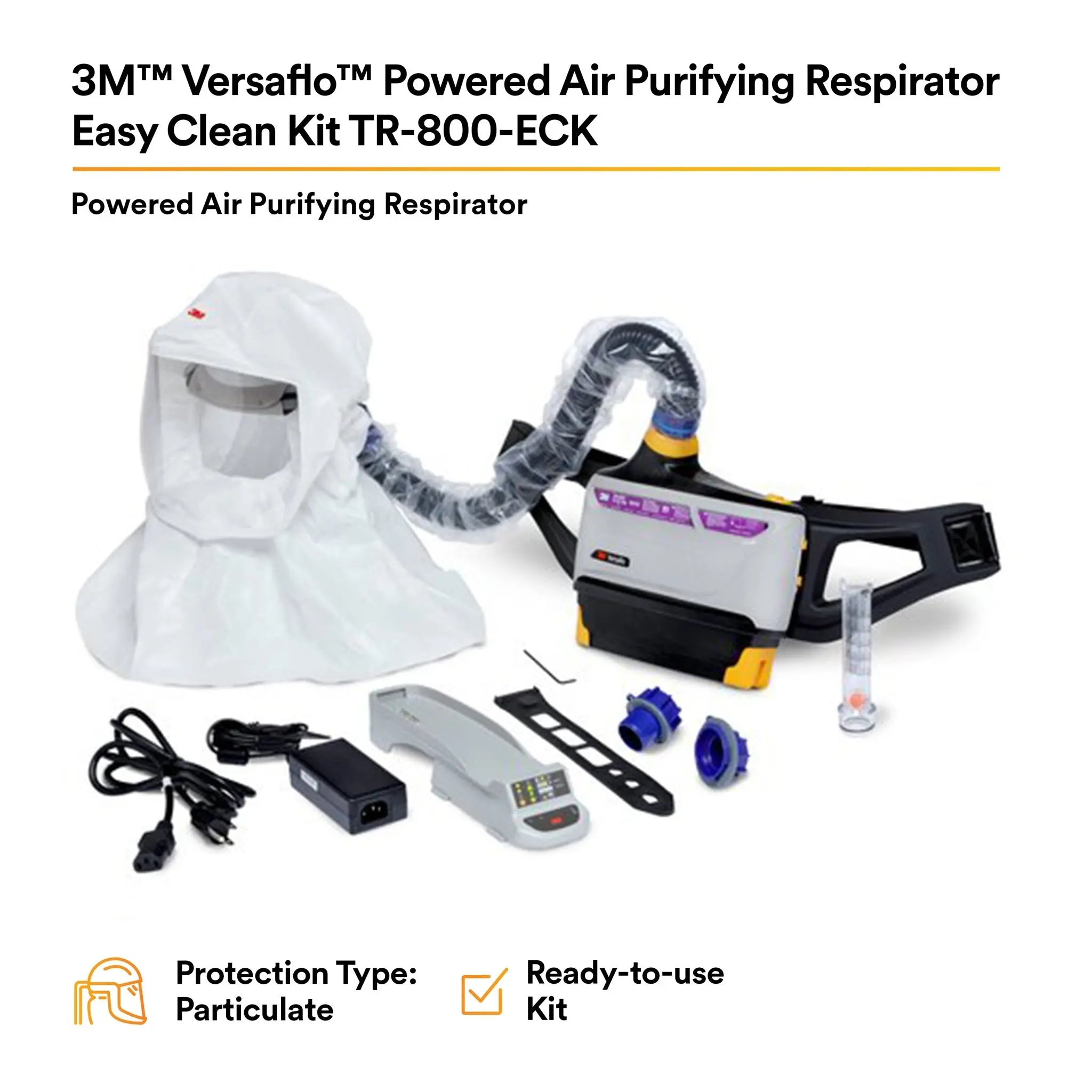 3M TR-800-ECK Versaflo PAPR Kit – Intrinsically Safe & Easy Clean