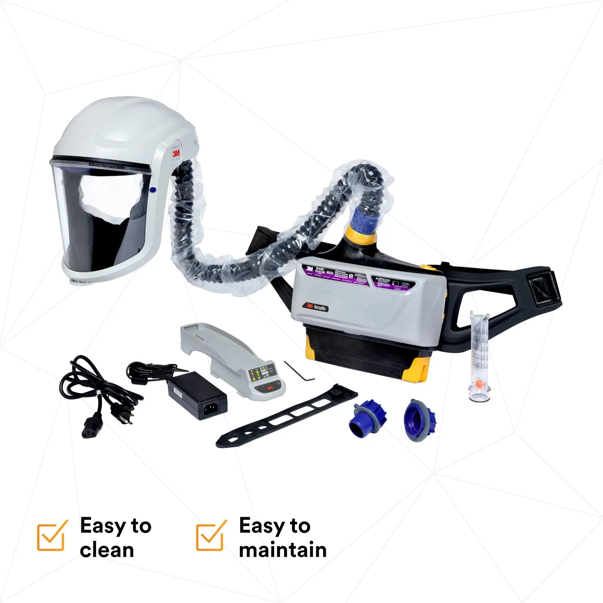 3M Versaflo TR-800-PSK Painters PAPR Kit, Intrinsically Safe, Gray, 1 Each