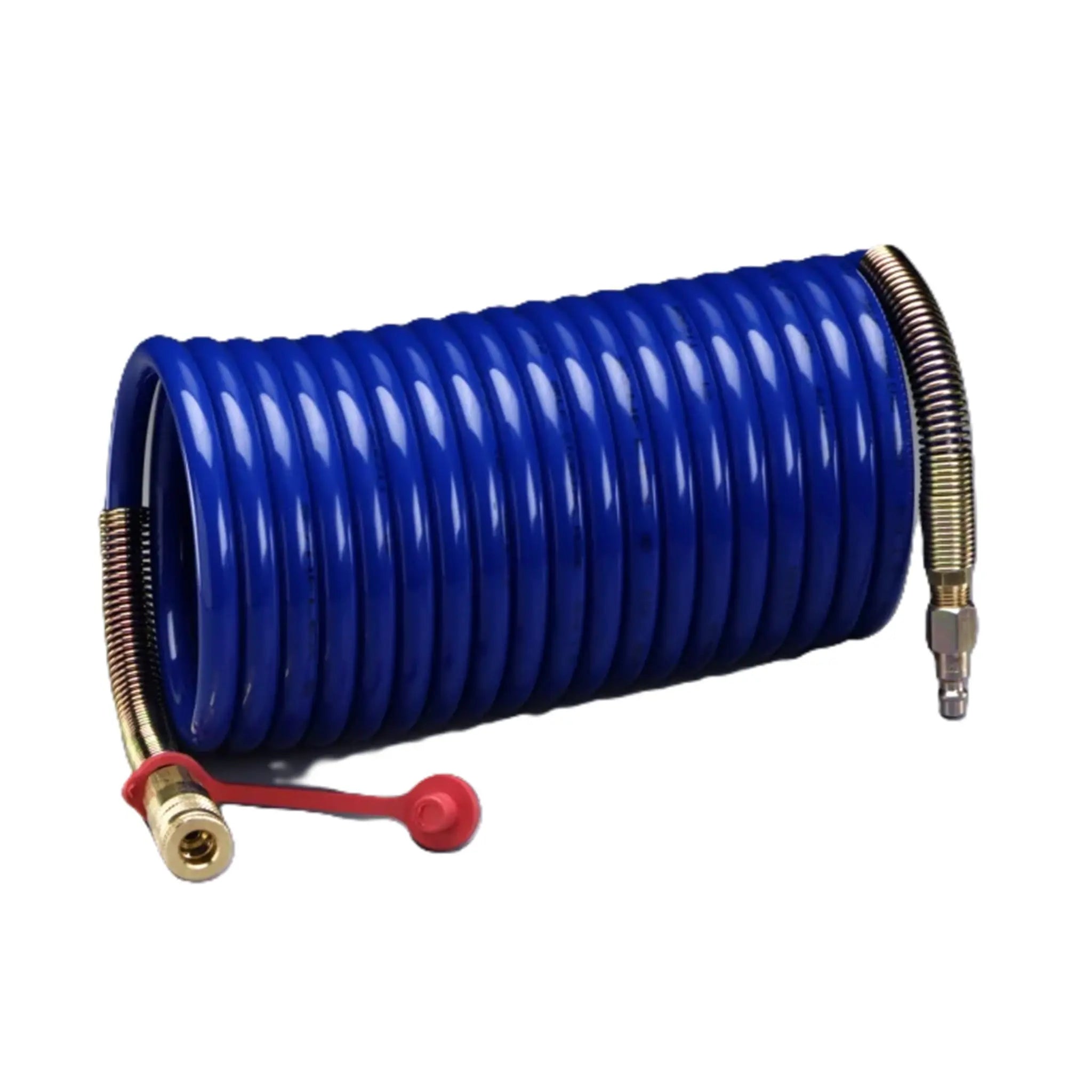3M Supplied Air Hose W-2929-50, 50 ft, 3/8 in ID, Industrial Interchange Fittings, High Pressure, Coiled