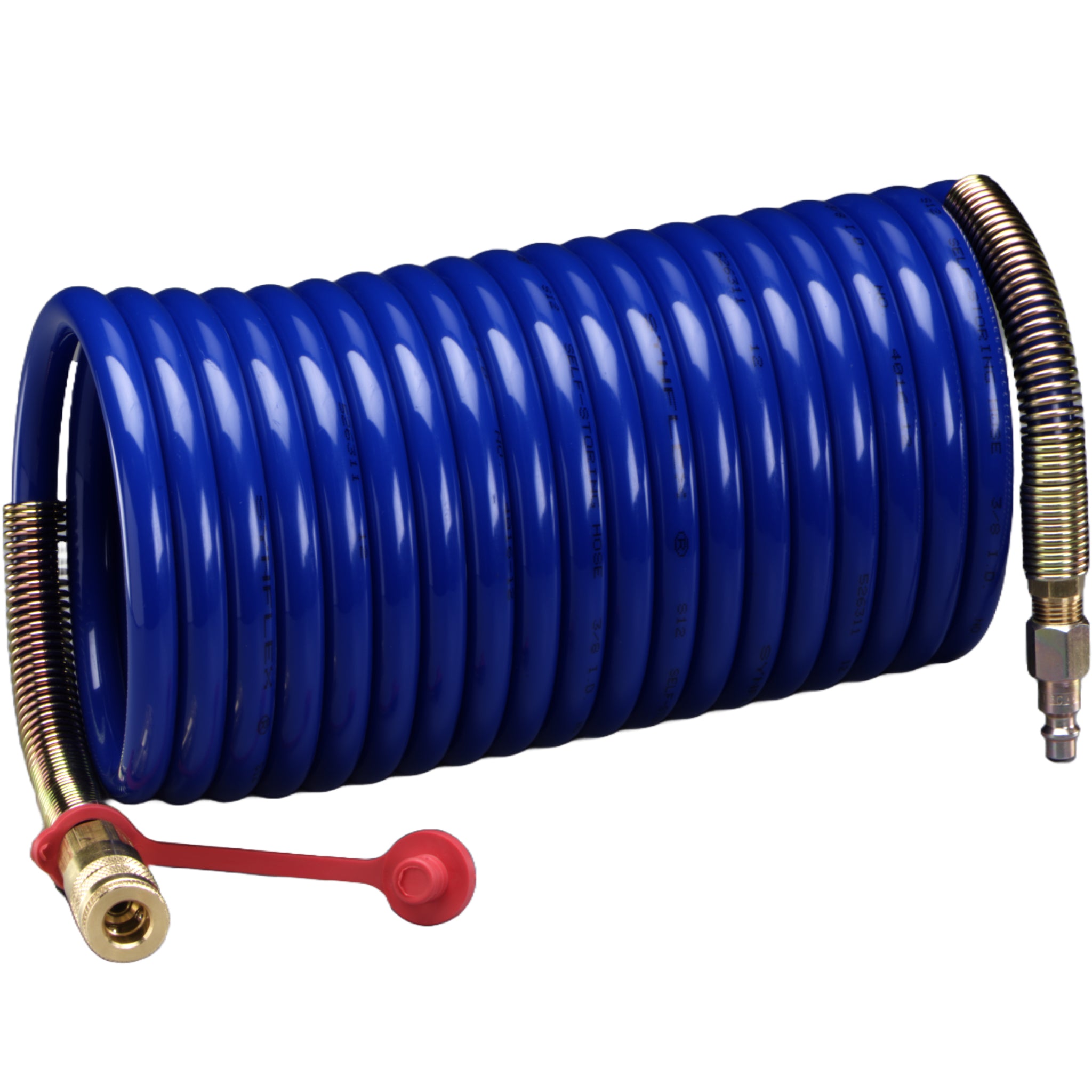 3M Supplied Air Hose W-2929SR-50, 50 ft, 3/8 in ID, Schrader Fittings,

High Pressure, Coiled 1 EA/Case