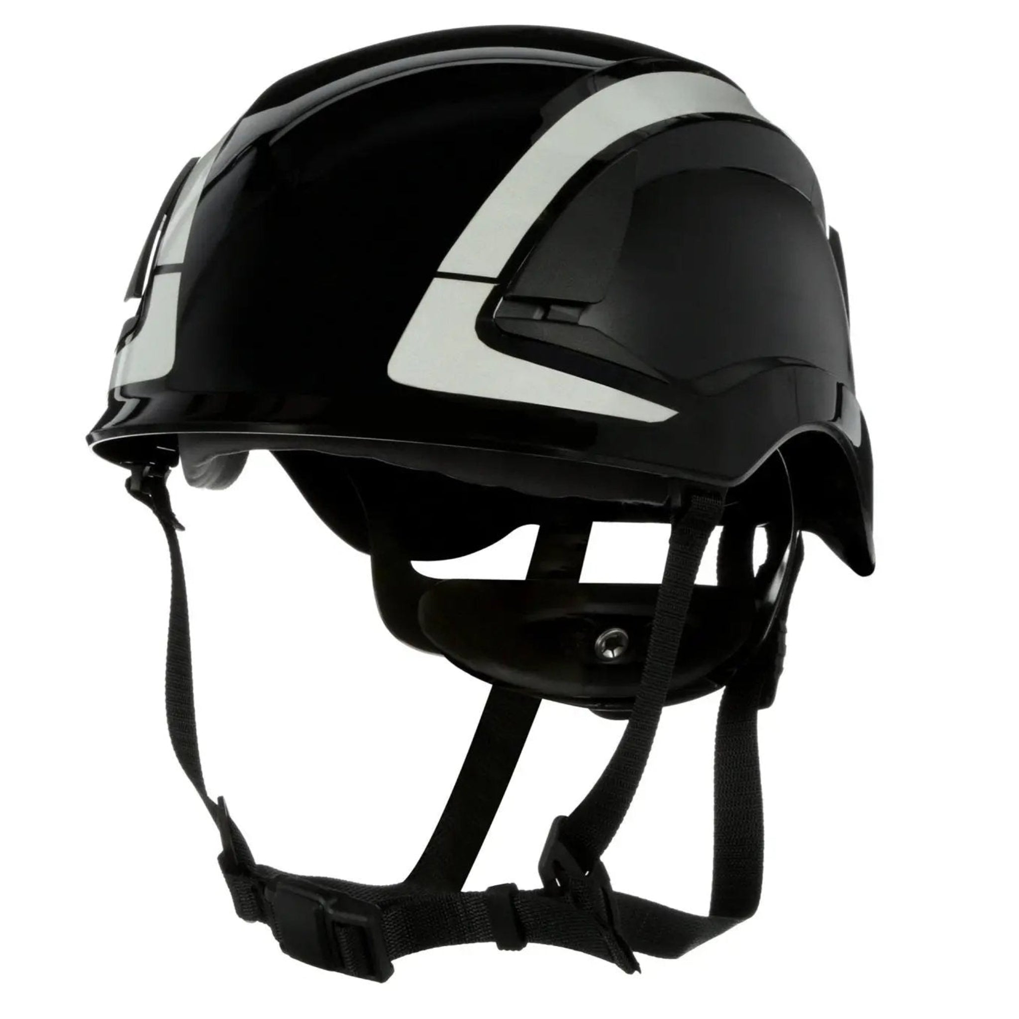 3M SecureFit 7100175560 X5012X-ANSI Safety Helmet, Black, Left side