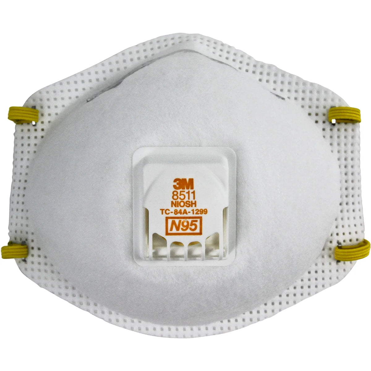 3M 8511 N95 Respirator Mask with CoolFlow Valve, White