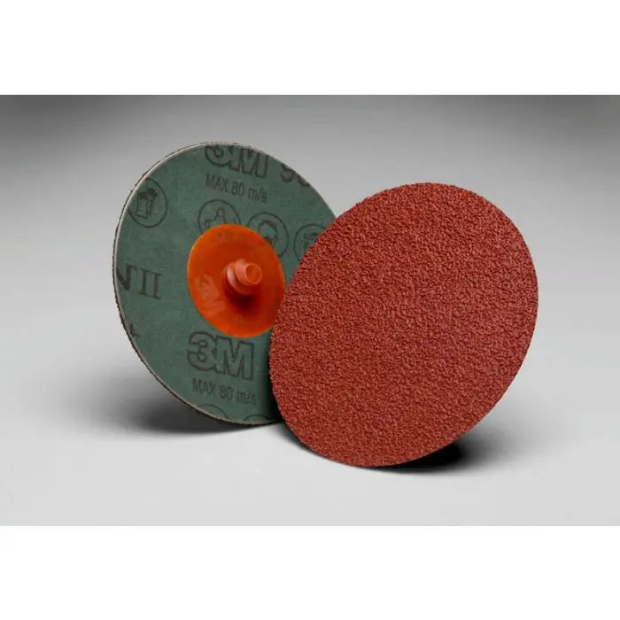 3M™ Cubitron™ II Roloc™ Fibre Disc 987C, TR, 2 in 80+, 50 per inner 200 per case