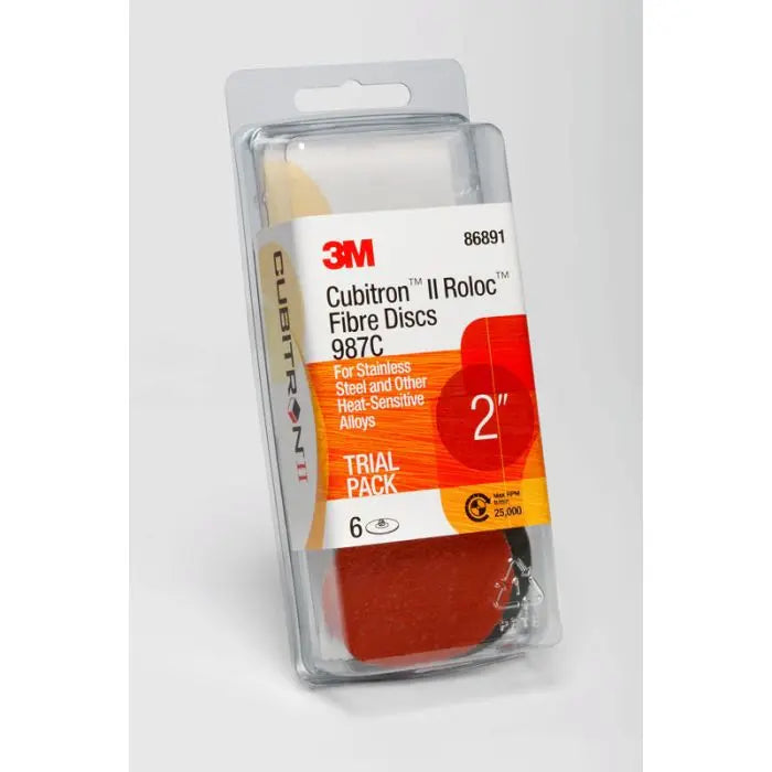 3M™ Cubitron™ II Roloc™ Fibre Disc TSM 987C, 3 in 36+, 50 per inner 200 per case