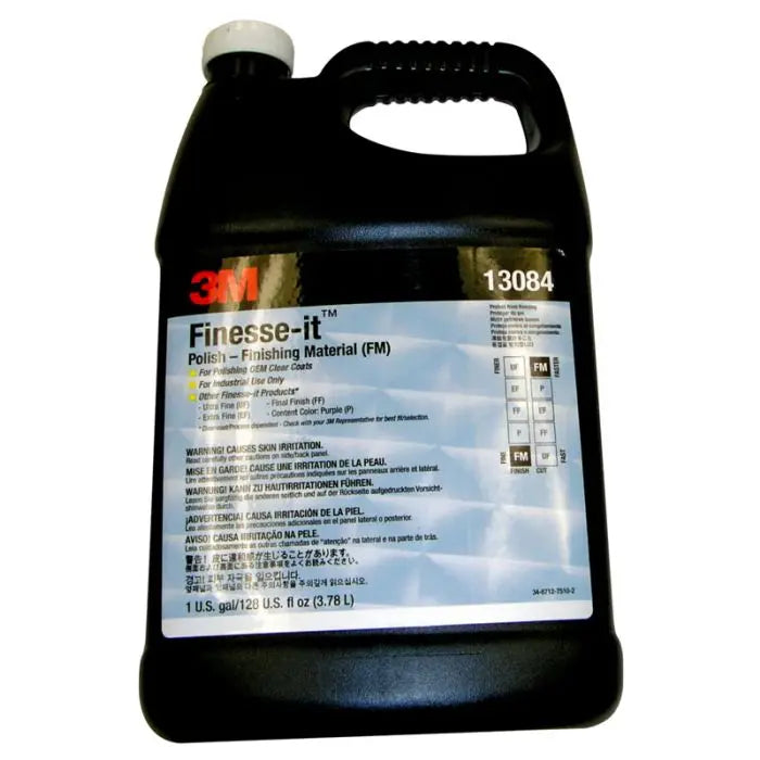 3M™ Finesse-it™ Polish - Finishing Material, 81235, White, Easy Clean Up, Liter, 12 per case