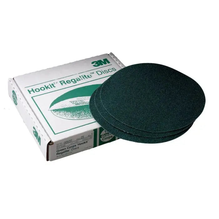 3M™ Green Corps™ Hookit™ Disc, 00522, 8 in, 60, 25 discs per carton, 5 cartons per case