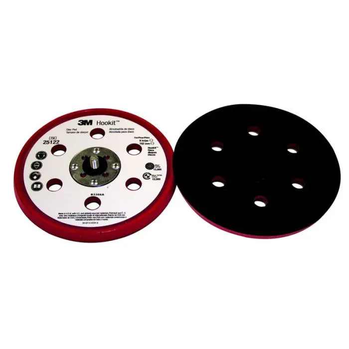 3M™ Hookit™ D/F Low Profile Disc Pad 25122, 6 in x 3/8 in x 5/16-24 External, 10 per case