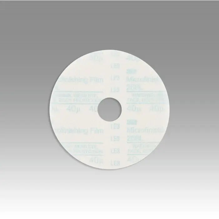 3M™ Hookit™ Microfinishing Film Disc 268L, Type D, 3 in x 7/8 in 40 Micron, 100 per inner 1000 per case
