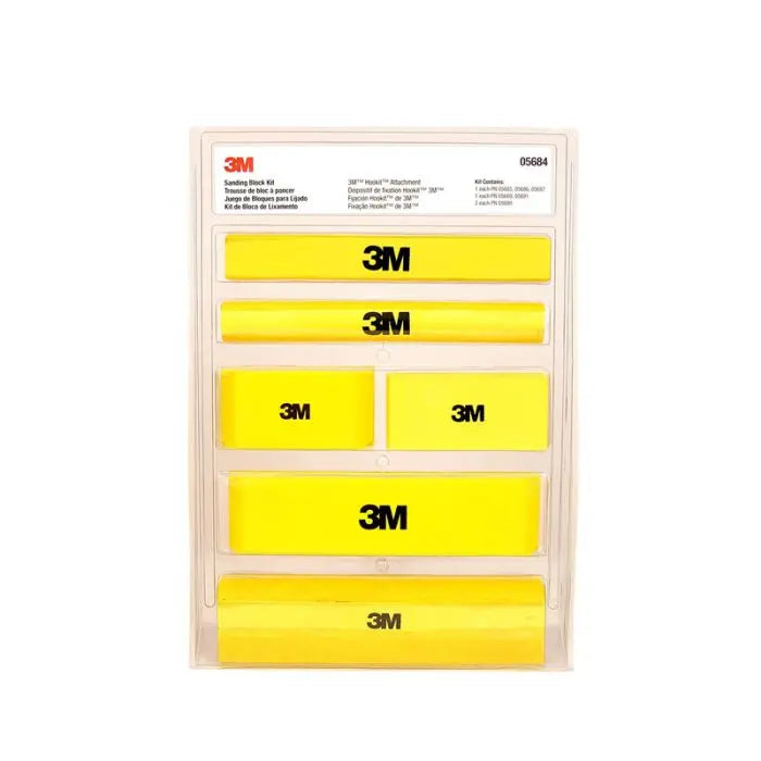 3M™ Hookit™ Sanding Block D/F, 05207, 70MM x 127MM, 5 per case