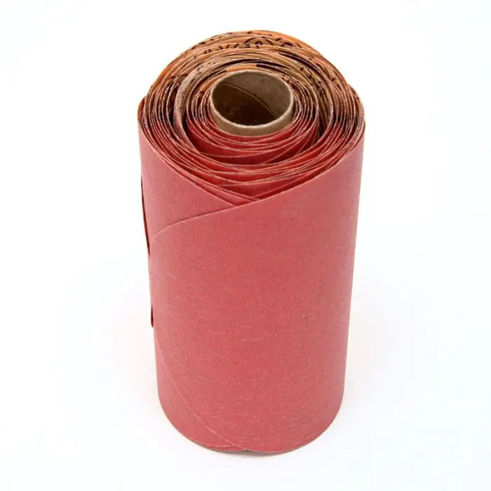 3M™ Red Abrasive Stikit™ Disc, 01110, 6 in, P240 grade, 100 discs per roll, 6 rolls per case