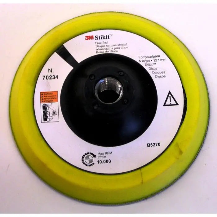 3M™ Stikit™ Disc Pad 70234, 5 in x 1/2 in 5/8-11 Internal, 5 per case
