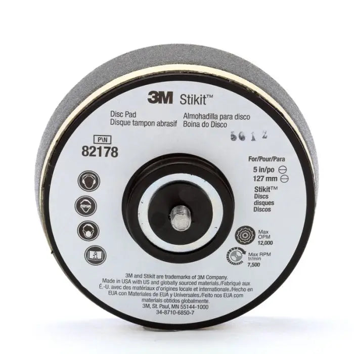 3M™ Stikit™ Disc Pad 82178, 5 in x 1-1/4 in 5/16-24 External, 10 per case