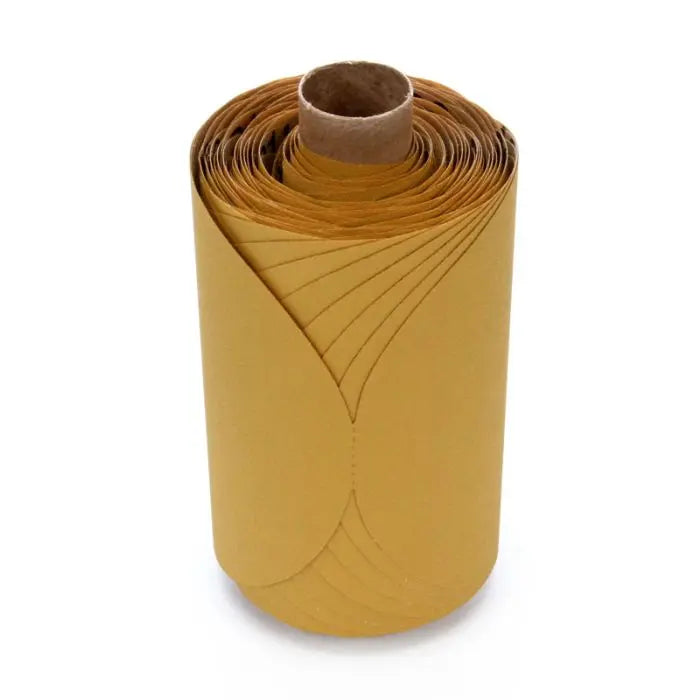 3M™ Stikit™ Gold Film Disc Roll 255L, 5 in x NH P180, 125 discs per roll 4 rolls per case