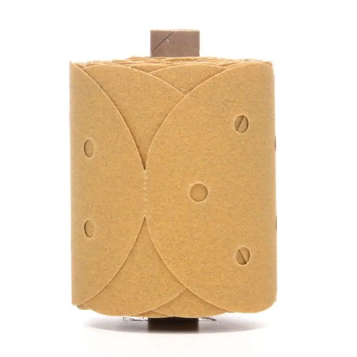 3M™ Stikit™ Gold Paper D/F Disc Roll 216U, 5 in x NH 5 Holes P80 A-weight, 125 discs per roll 10 rolls per case