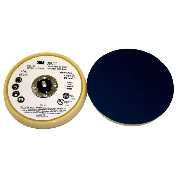 3M™ Stikit™ Low Profile Finishing Disc Pad 05546, 6 in x 11/16 in 5/16-24 External, 10 per case