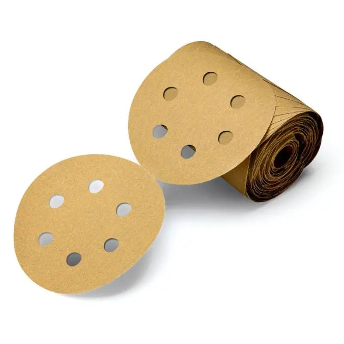 3M™ Stikit™ Paper Disc Roll 236U, 6 in x NH 6 Hole, P100 C-weight, D/F, Die 600HZ, 100 discs per roll 4 rolls per case