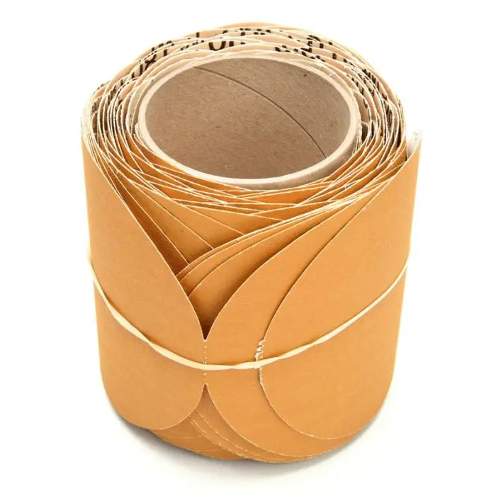 3M™ Stikit™ Paper Disc Roll 363I, 5 in x NH 180 F-weight, 100 discs per roll 4 rolls per case