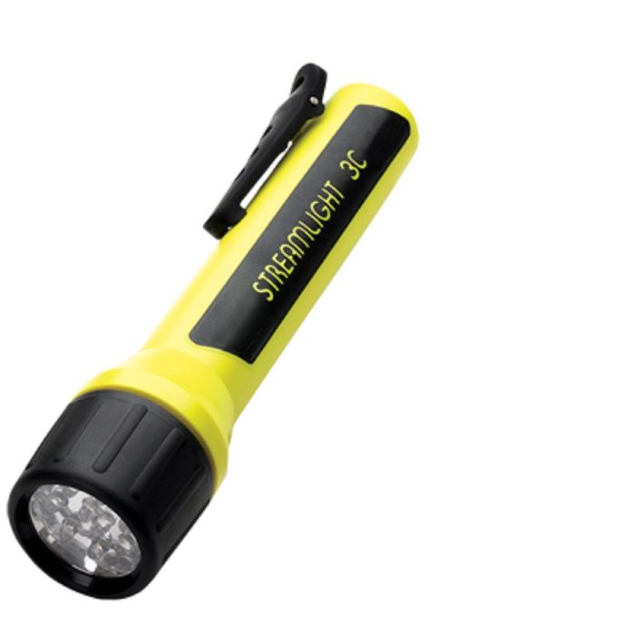 Streamlight 3C LED 33202 ProPolymer Flashlight, Yellow, One Size, 1 Each