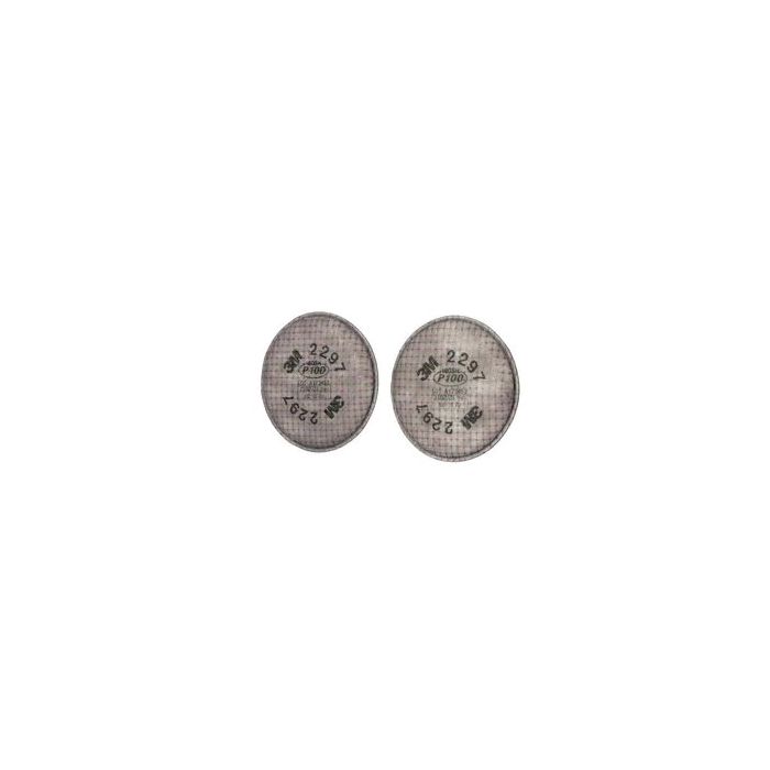 3M 2297 P100 Advanced Particulate Filter with Nuisance Level Organic Vapor Relief, 1 Pair